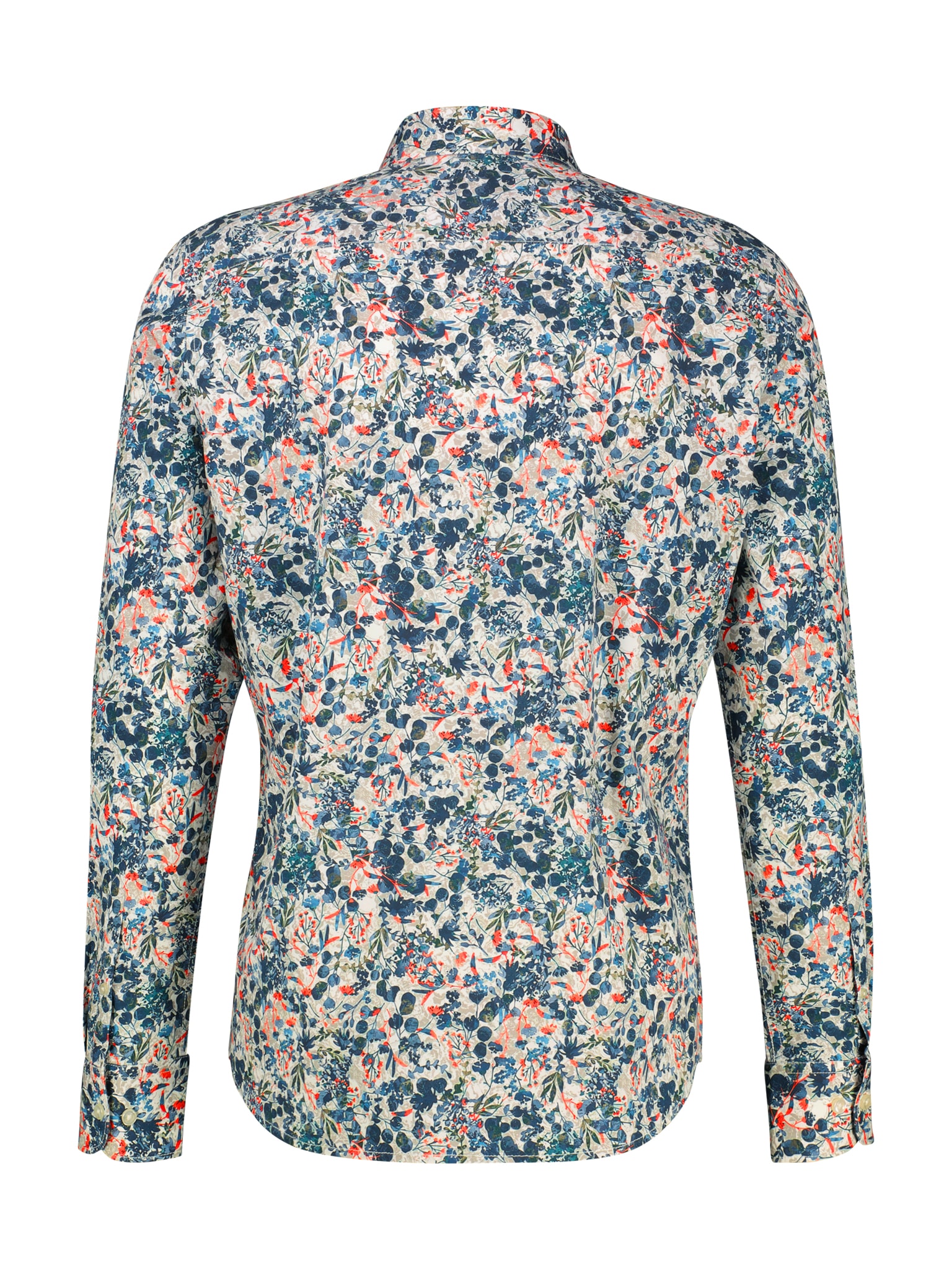 LERROS Langarmhemd mit Minimal-Print, geblümt