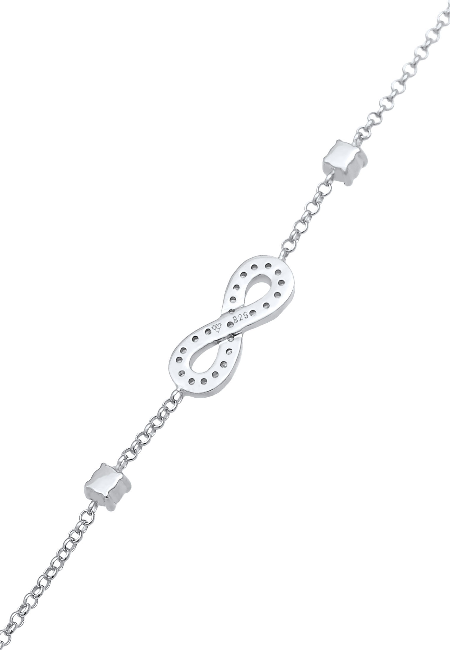 4. Bild von Nenalina Armband »Infinity Unendlichkeit Zirkonia 925 Silber«