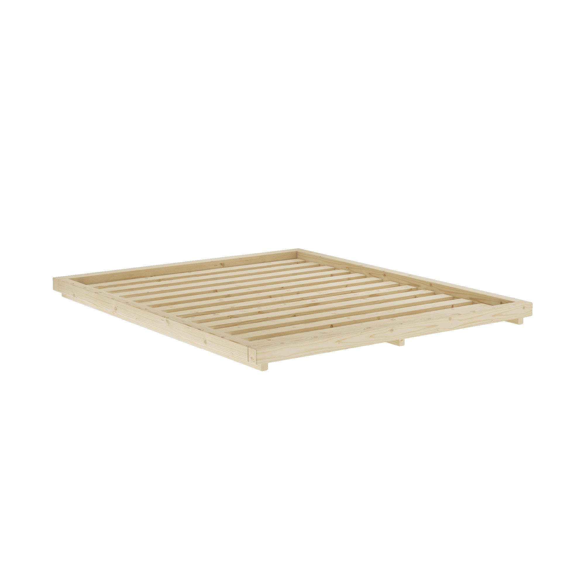 Karup Design Bettgestell »DOCK BED, Futonbett, Massivholzbett, Bett ohne Matratze«, Bett mit Lattenrost, aus FSC® zertifizierter Kiefer, mehrere Größen