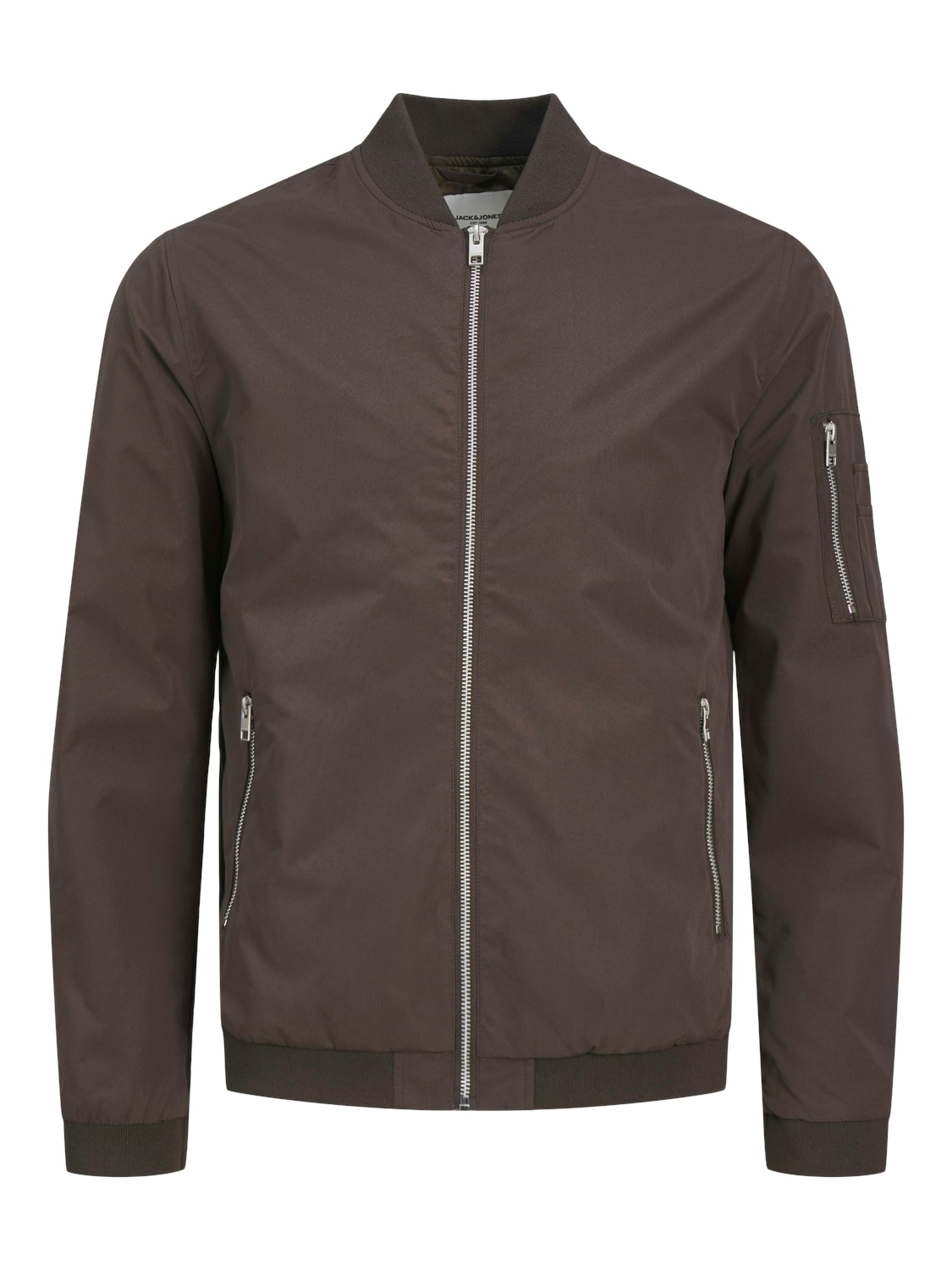 Jack & Jones Blouson »JJERUSH BOMBER NOOS«, ohne Kapuze, mit Reißverschlusstaschen