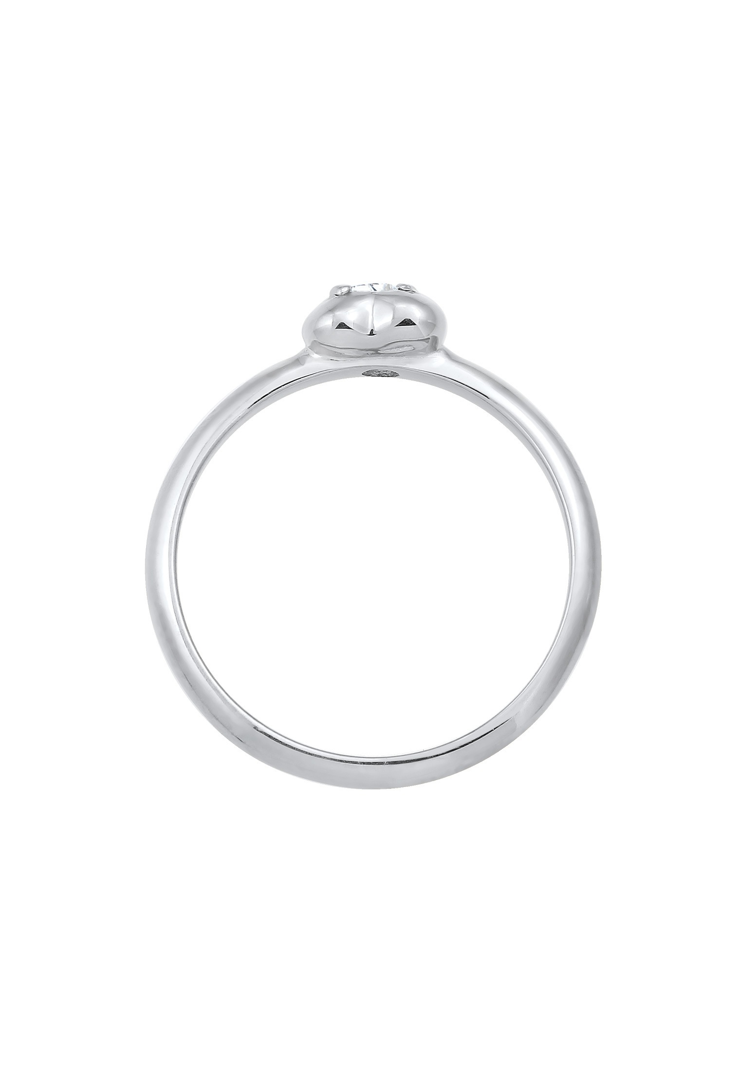 Elli Fingerring »Herz Symbol Verlobung Valentin Zirkonia 925 Silber«
