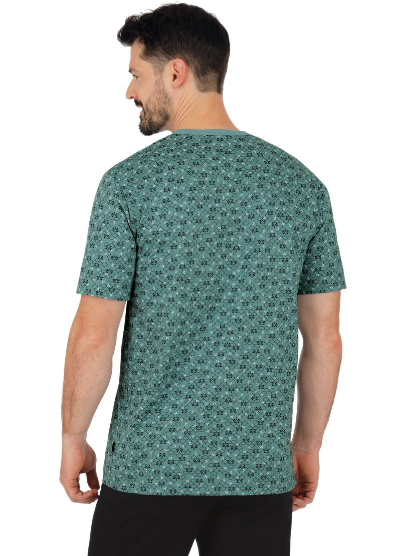 Trigema T-Shirt »TRIGEMA Schlafshirt mit lustigem Panda-Muster«