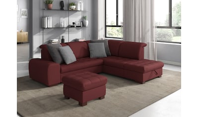 sit&more Ecksofa, wahlweise mit Bettfunktion, Stauraum und Kopfteilverstellung, auch... kaufen sit&more Ecksofa, wahlweise mit Bettfunktion, Stauraum und Kopfteilverstellung, auch... kaufen