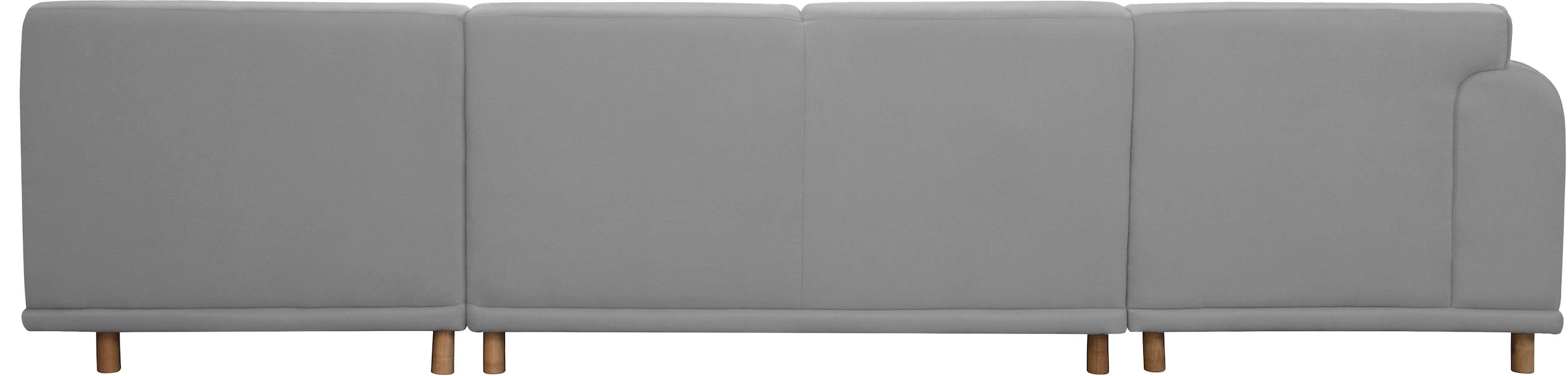 andas Wohnlandschaft »Maroon U-Form«, in skandinavischem Design, mit losen Kissen