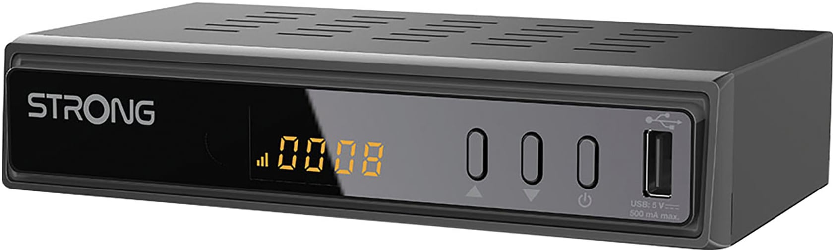 Strong Kabel-Receiver »SRT 3032«, (Automatischer Sendersuchlauf-Durchschleiftuner-EPG (elektronische Programmzeitschrift)-Kindersicherung-Software Update über USB-Timer-Videotext-Videotextuntertitel-mehrsprachige Menüführung)
