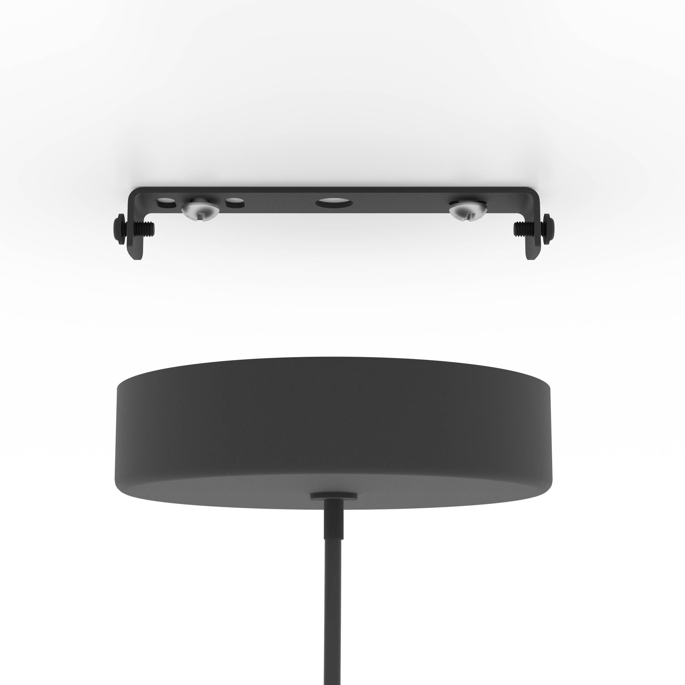 EGLO Hängeleuchte »Balmorta-Z Hängelampe, Pendelleuchte, Metall, ZigBee, Pendellampe« LED-Modul 1 Stk. Kaltweiß | RGB Hängeleuchte - H110 x Ø5,5 cm - schwarz - 1X3,7W inkl.