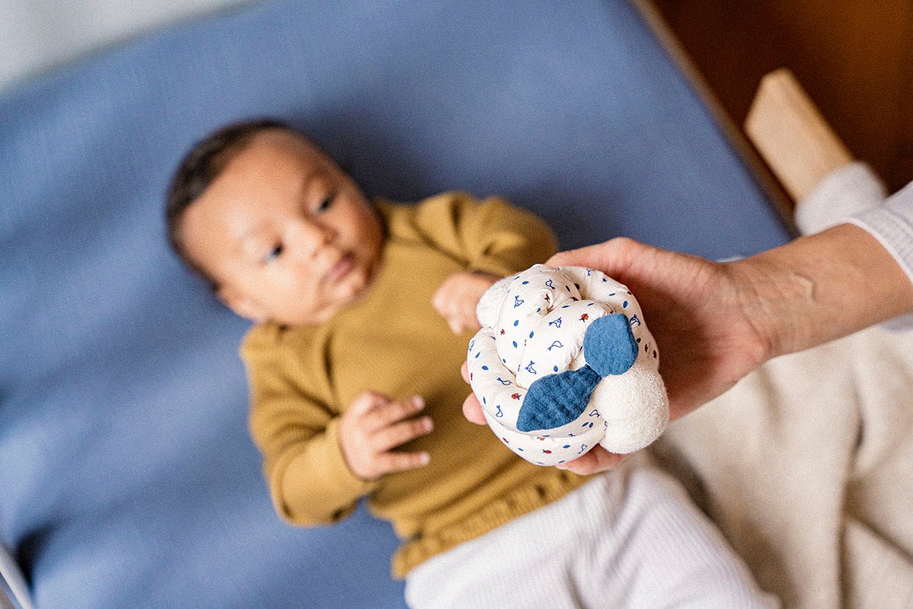 Käthe Kruse Greifspielzeug »Knot Ball, blue«