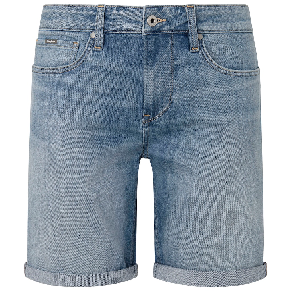 Pepe Jeans Shorts, mit umgeschlagenem Saum