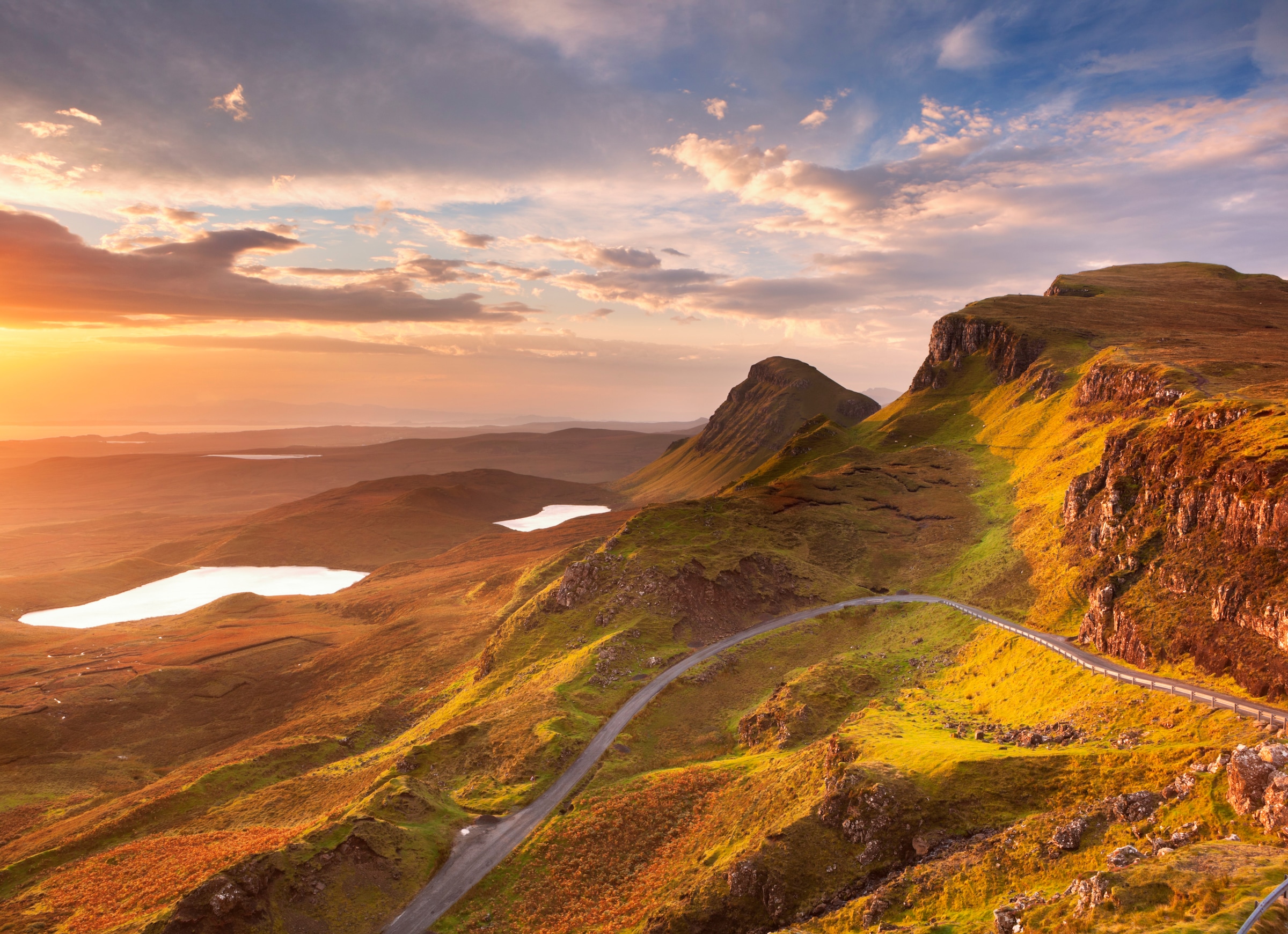 Papermoon Fototapete »Sunrise at Quiraing Isle« glatt günstig online kaufen