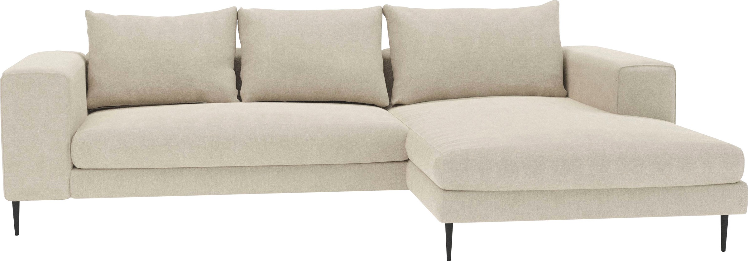 Home affaire Ecksofa »Aurora, L-Form, mit extra breiter Recamiere, 324 x 17 günstig online kaufen