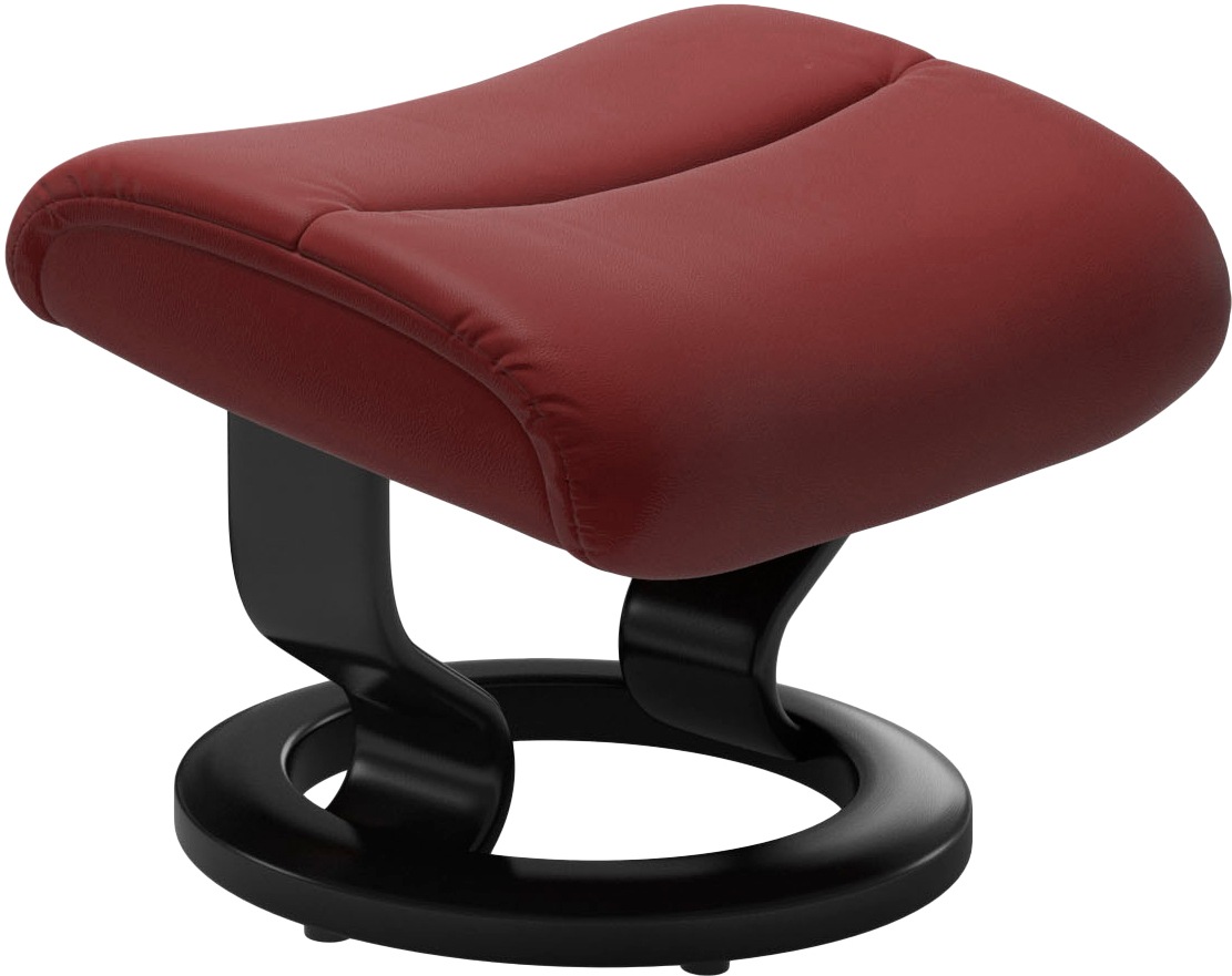 Stressless® Relaxsessel »View«, (Set, Relaxsessel mit Hocker), mit Classic Base, Größe S,Gestell Schwarz