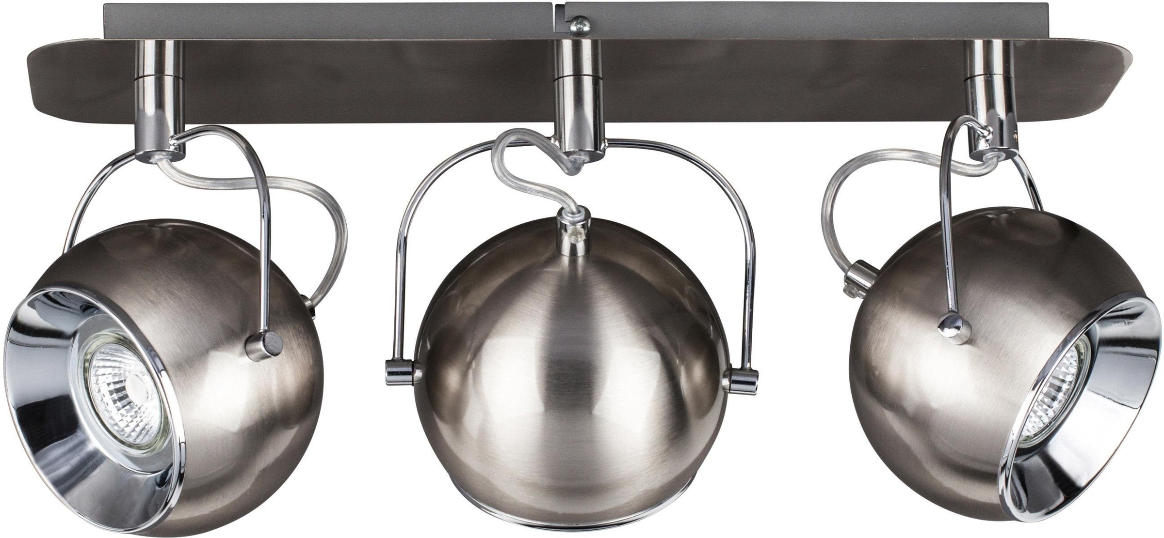 SPOT Light Deckenleuchte »BALL WOOD«, 3 flammig, Leuchtmittel GU10   LED we günstig online kaufen