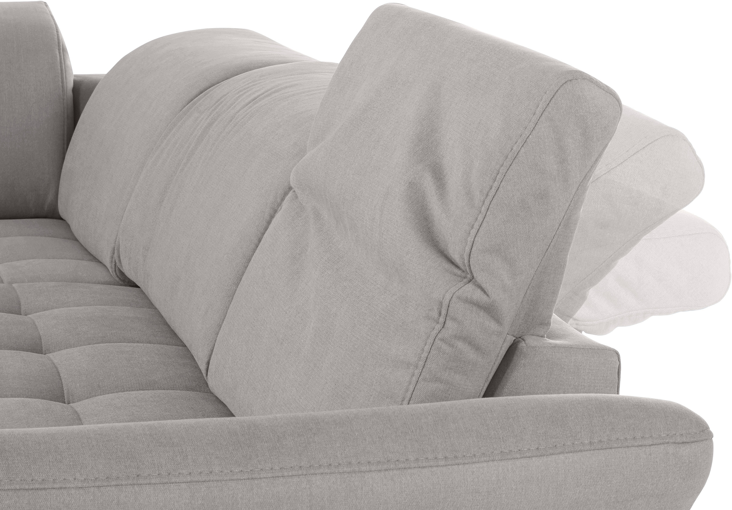 INOSIGN Ecksofa »Fresh L-Form«, Federkern, wahlweise Kopfteilverstellung und motorischer Vorziehsitz