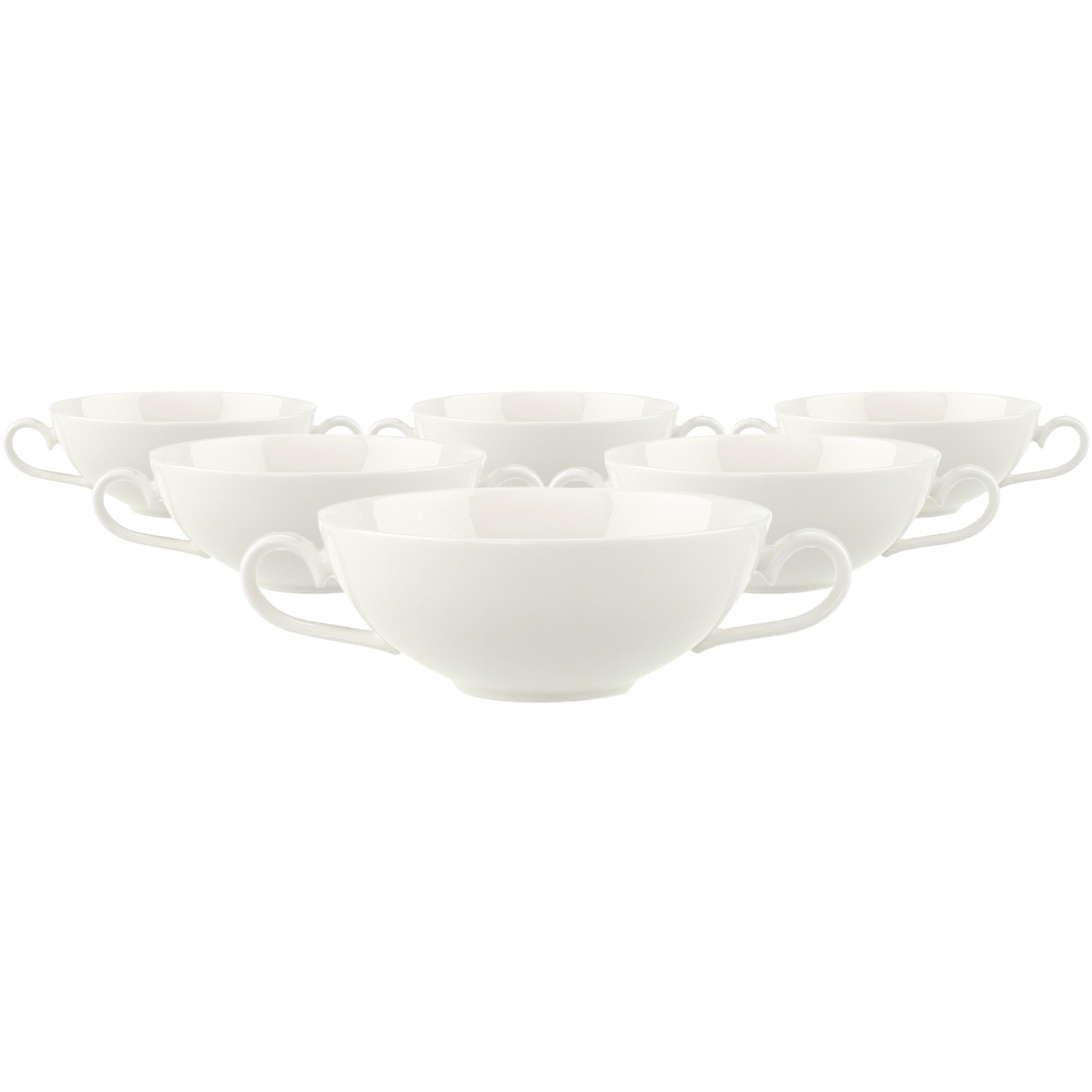 Villeroy & Boch Tasse »Suppen-Obertassen Royal 200 ml 6er Set weiß« günstig online kaufen