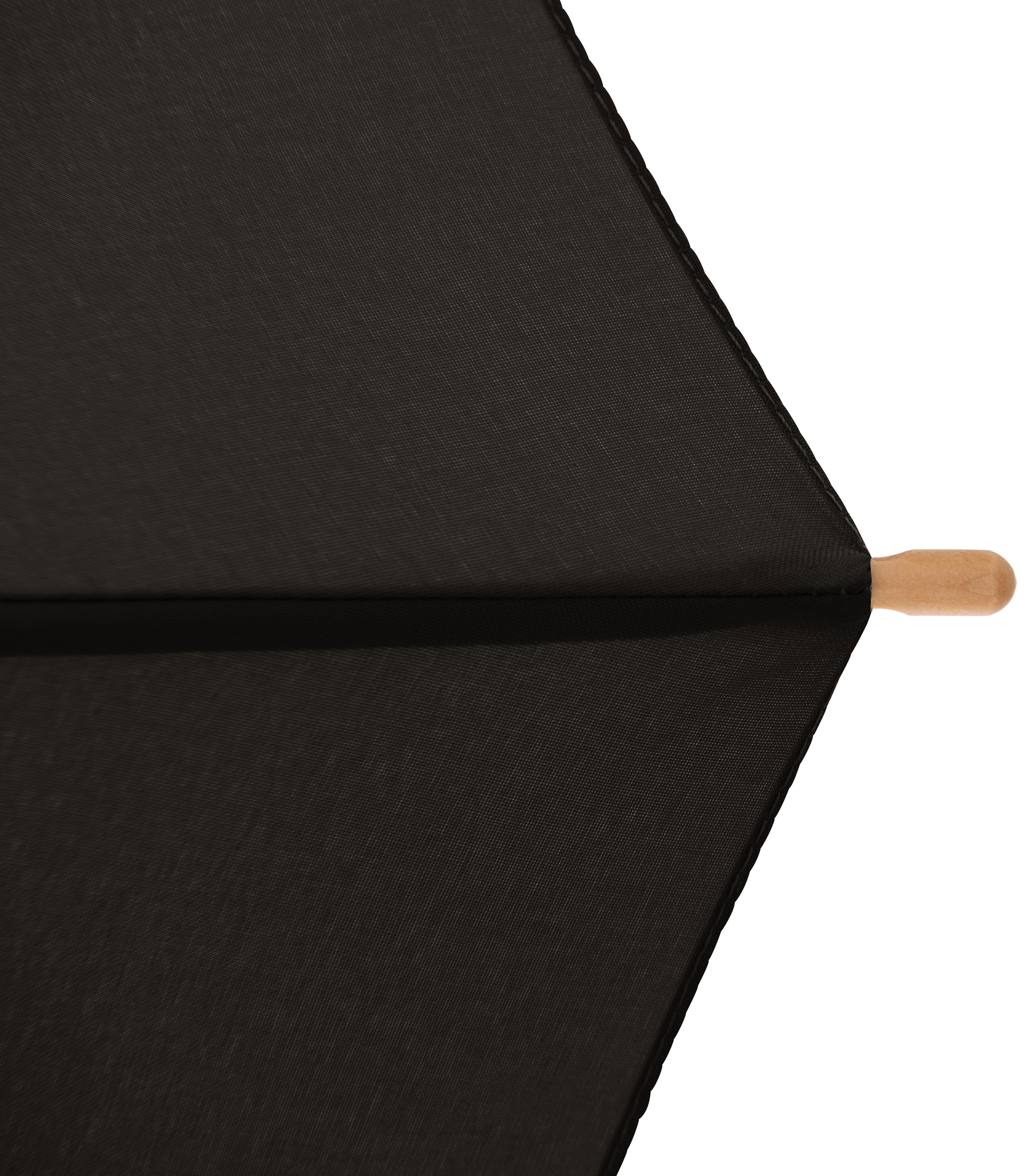 doppler® Stockregenschirm »nature Long, kaufen online mit aus recyceltem black«, Holz Material aus Schirmgriff simple