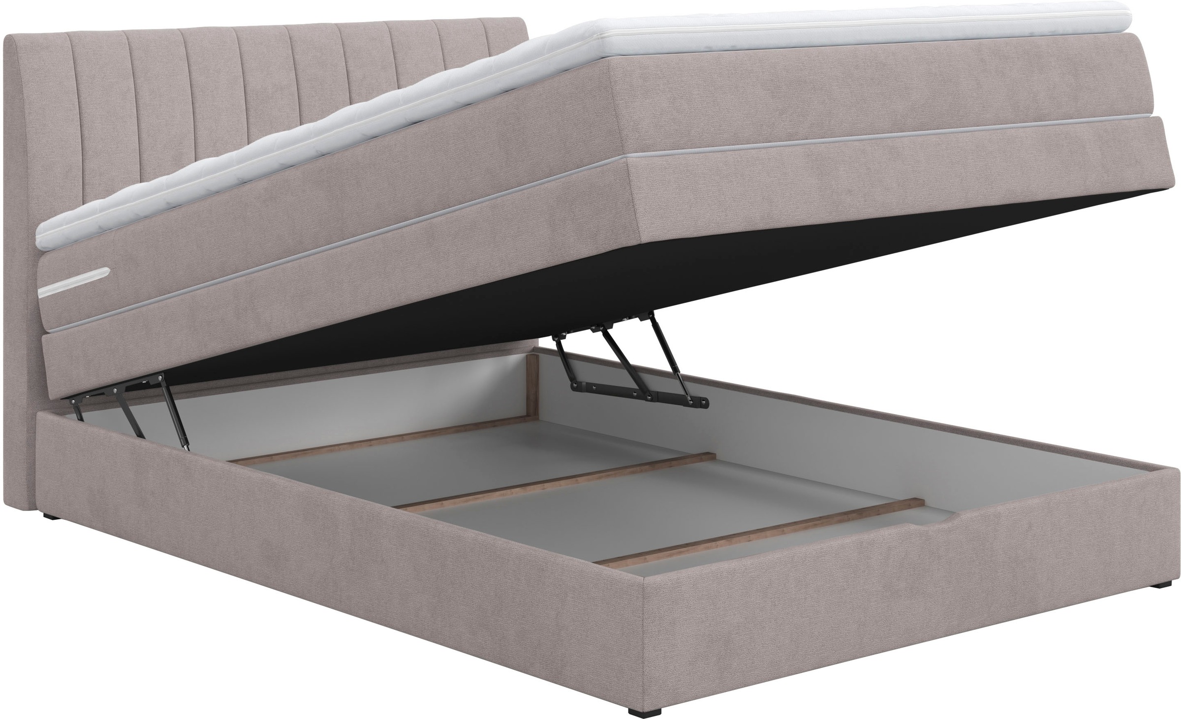 COTTA Boxspringbett »Shark inkl. Bettkasten und Topper«, erhältlich in den Breiten 140x200cm, 160x200cm und 180x200cm