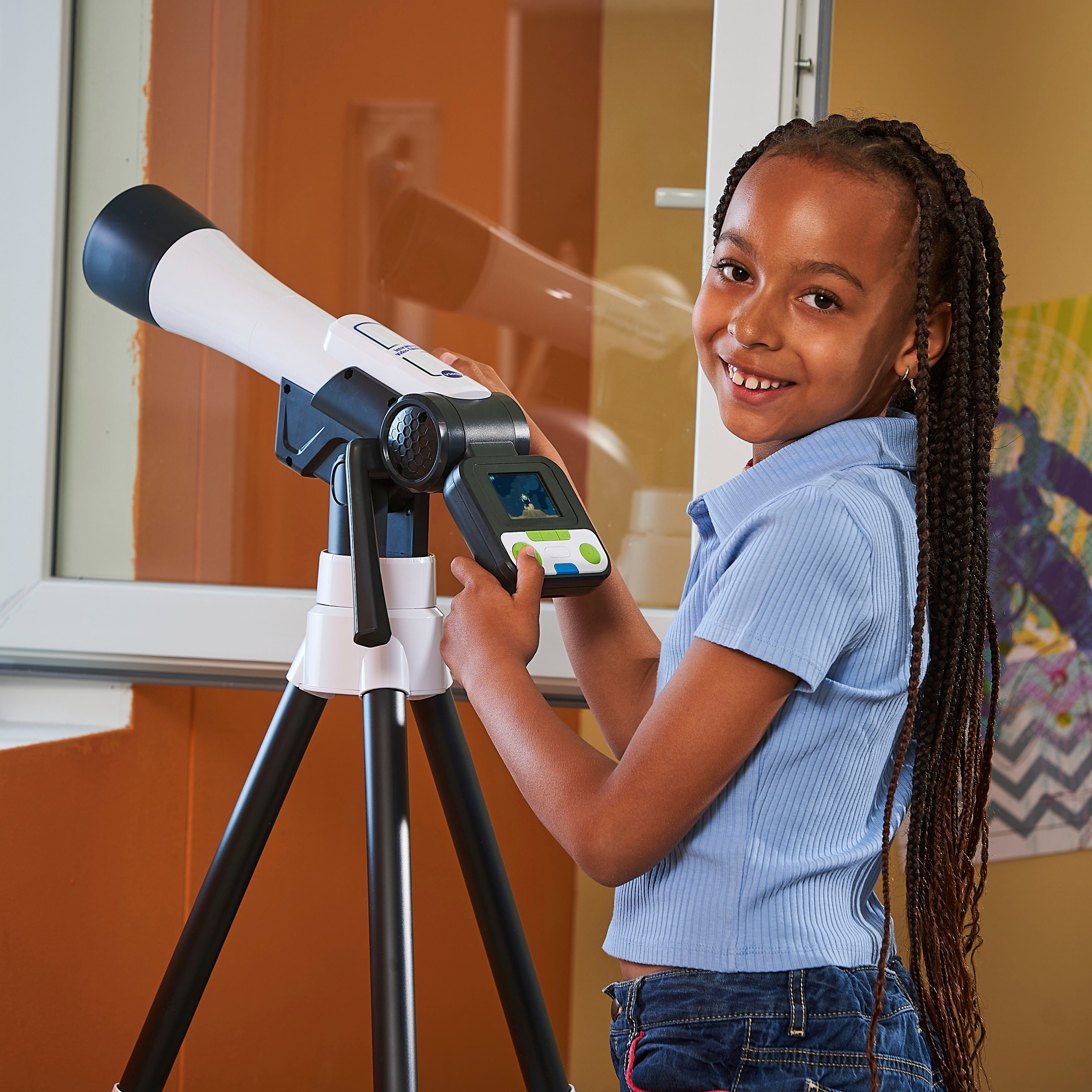 Vtech® Teleskop »Interaktives Video-Teleskop für Kinder«, mit NASA Lerninhalten und Spielen