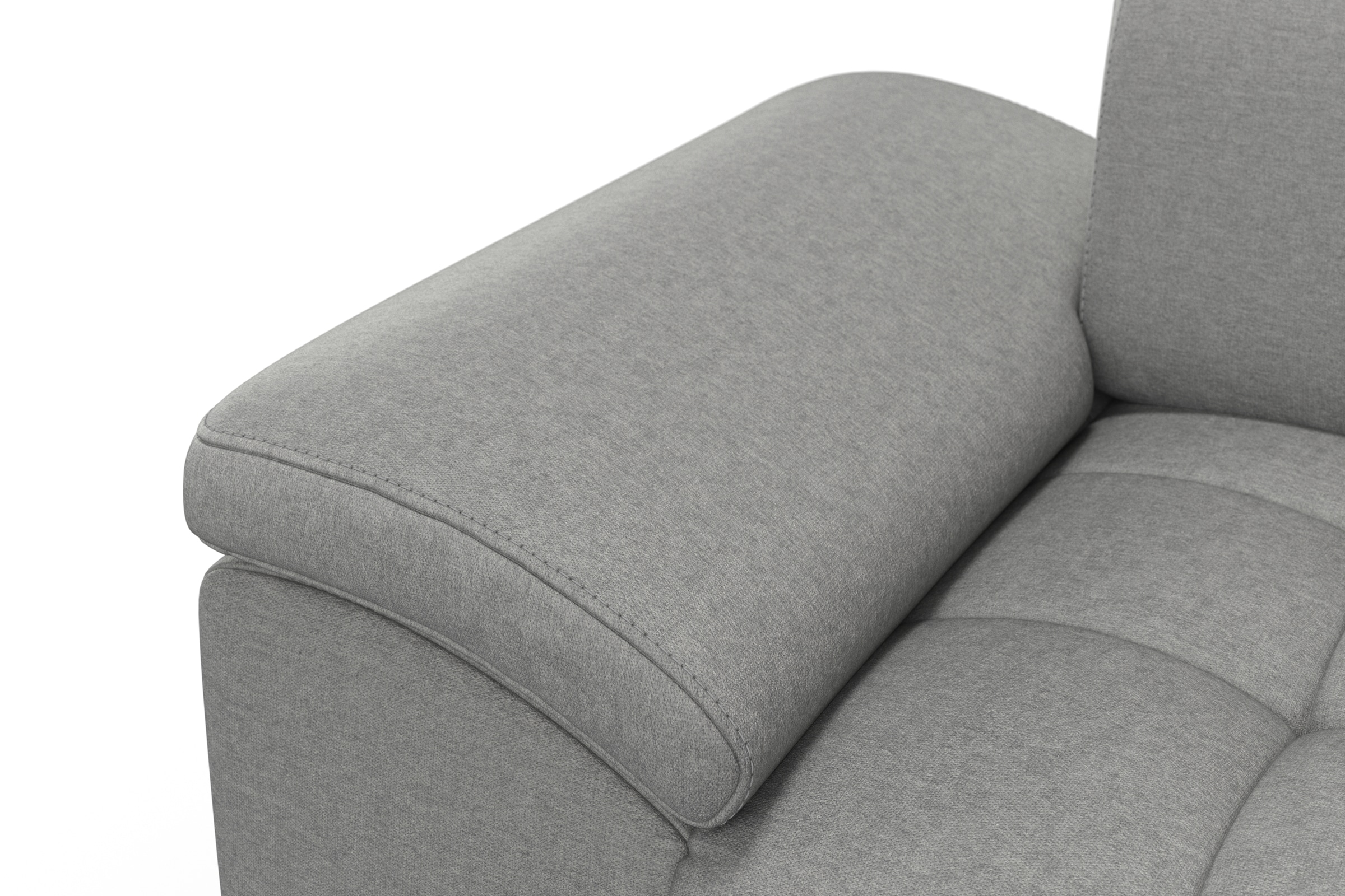sit&more Ecksofa »Cool L-Form«, wahlweise mit Kopfteilverstellung und Vorziehsitz, motorisch