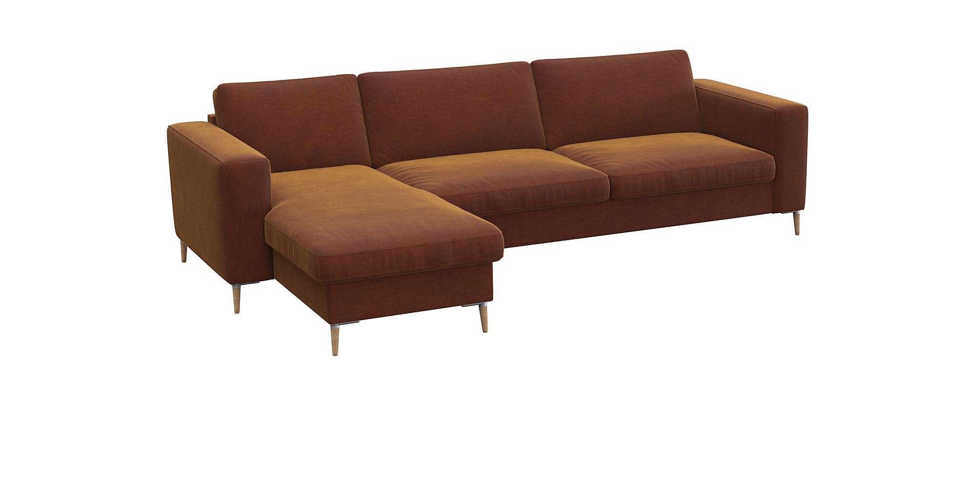 FLEXLUX Ecksofa »Fiore, Sitzaufbau mit hochwertigem Kaltschaum für mehr Sit günstig online kaufen