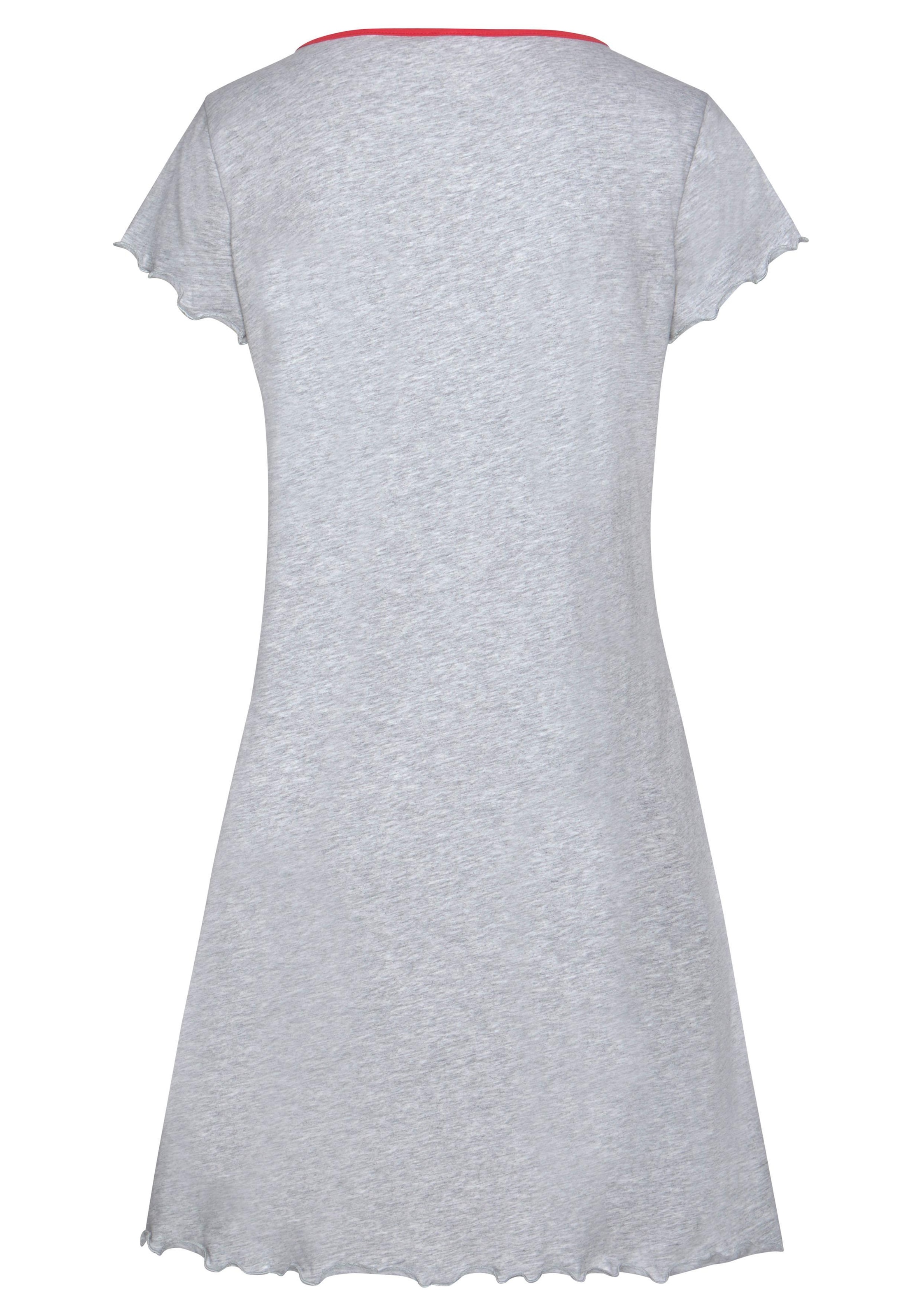 Peanuts Nachthemd mit Snoopy-Print und kleiner Schleife