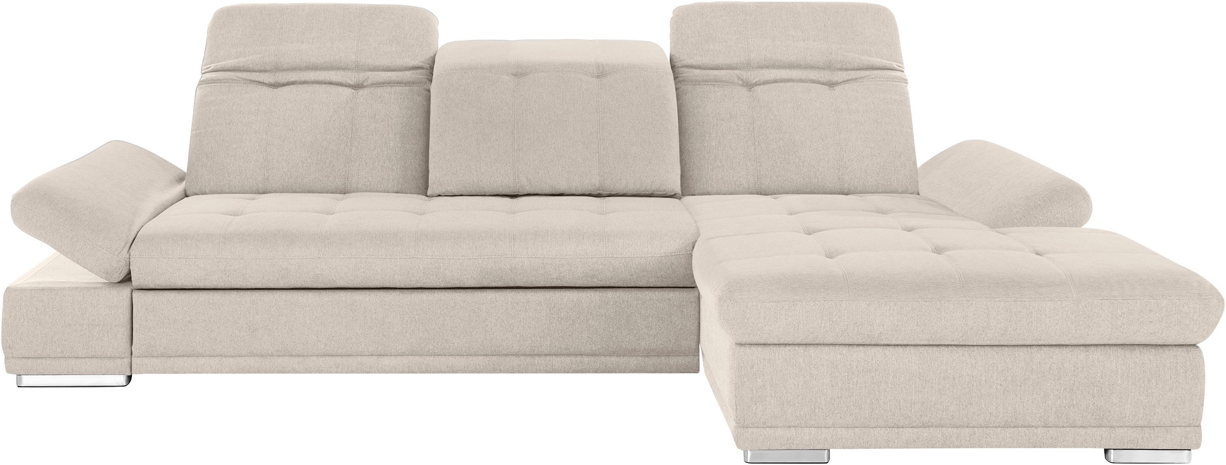 COTTA Ecksofa »Holiday L-Form mit Sitztiefen-, Armteil- und Kopfteilverstel günstig online kaufen
