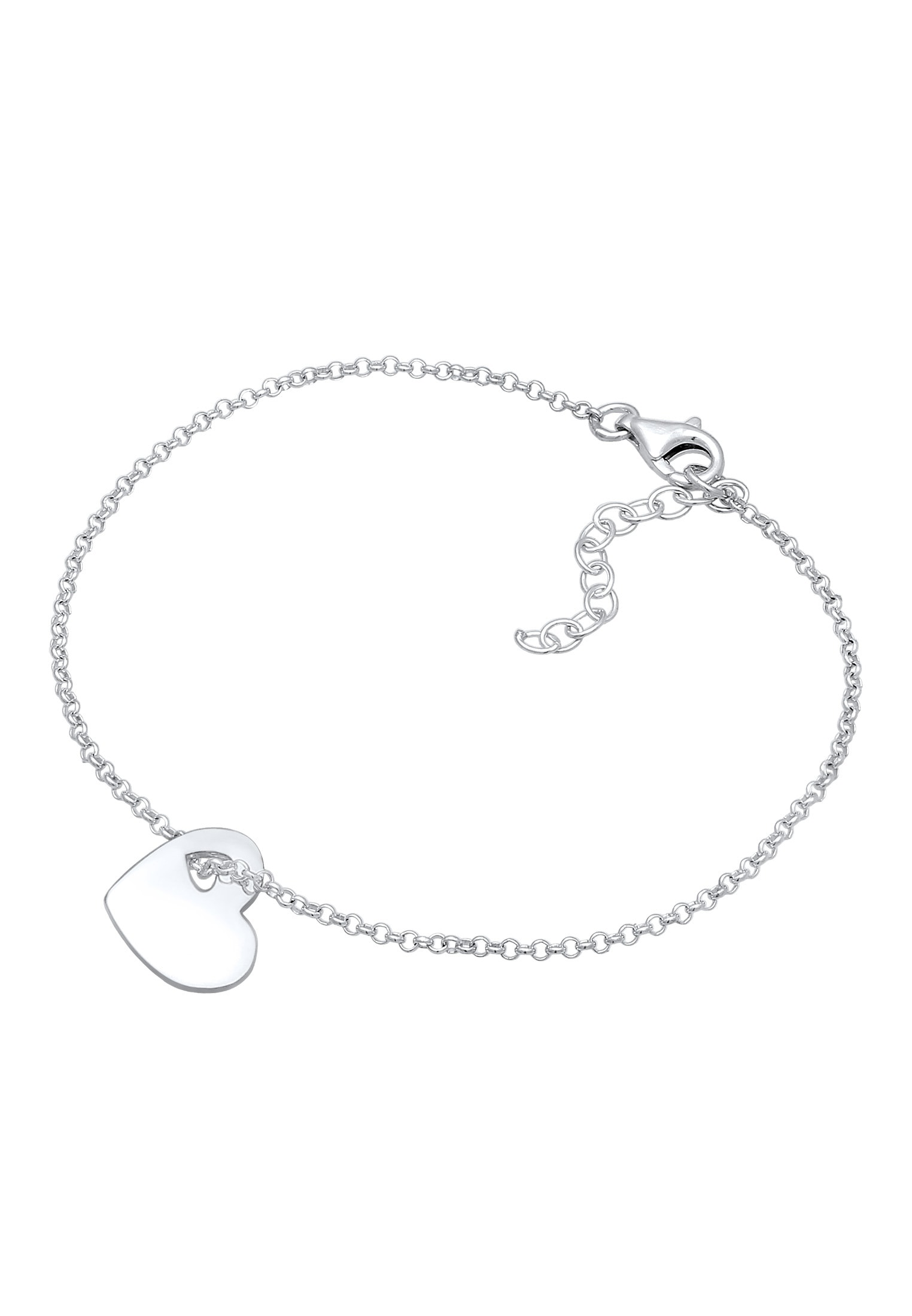 2. Bild von Elli Armband »Herz Anhänger Symbol Liebe 925 Silber«