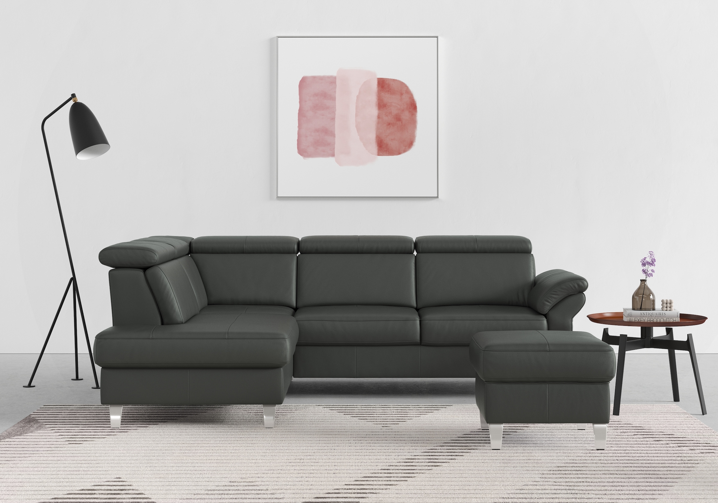 sit&more Ecksofa, inklusive Kopfteilverstellung, wahlweise mit Bettfunktion günstig online kaufen