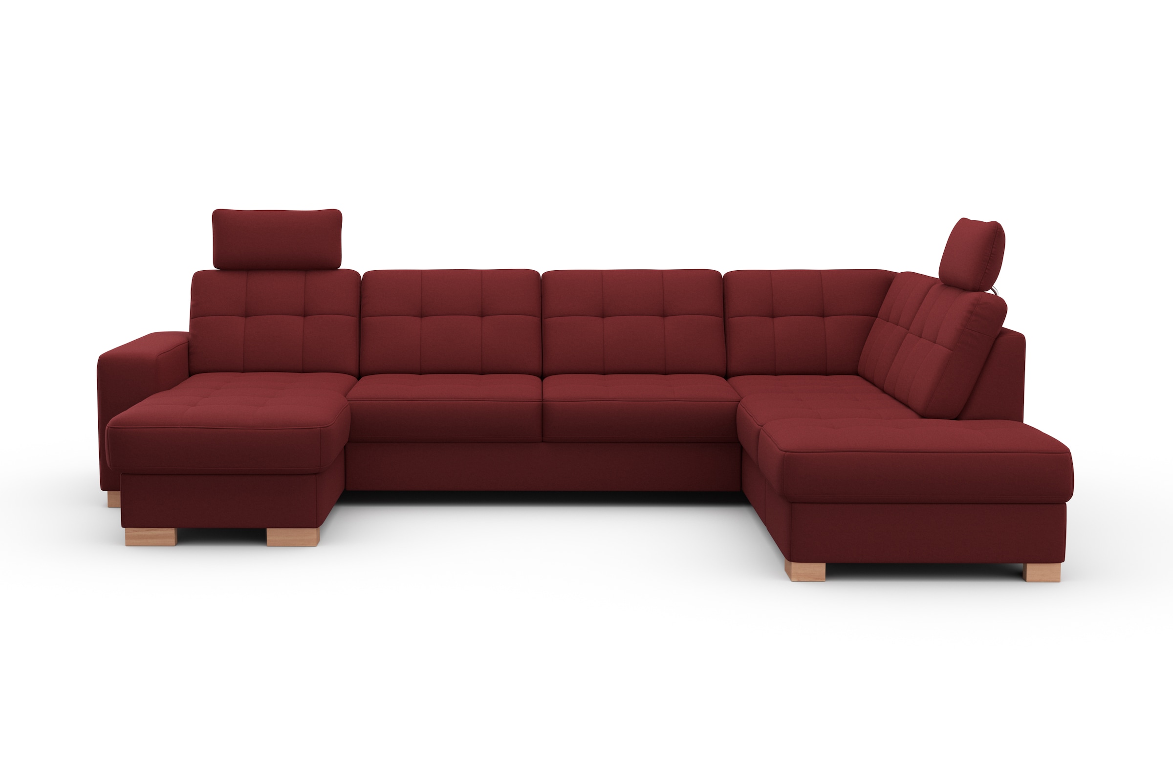 sit&more Wohnlandschaft »Quincy U-Form«, wahlweise mit Bettfunktion und Bettkasten
