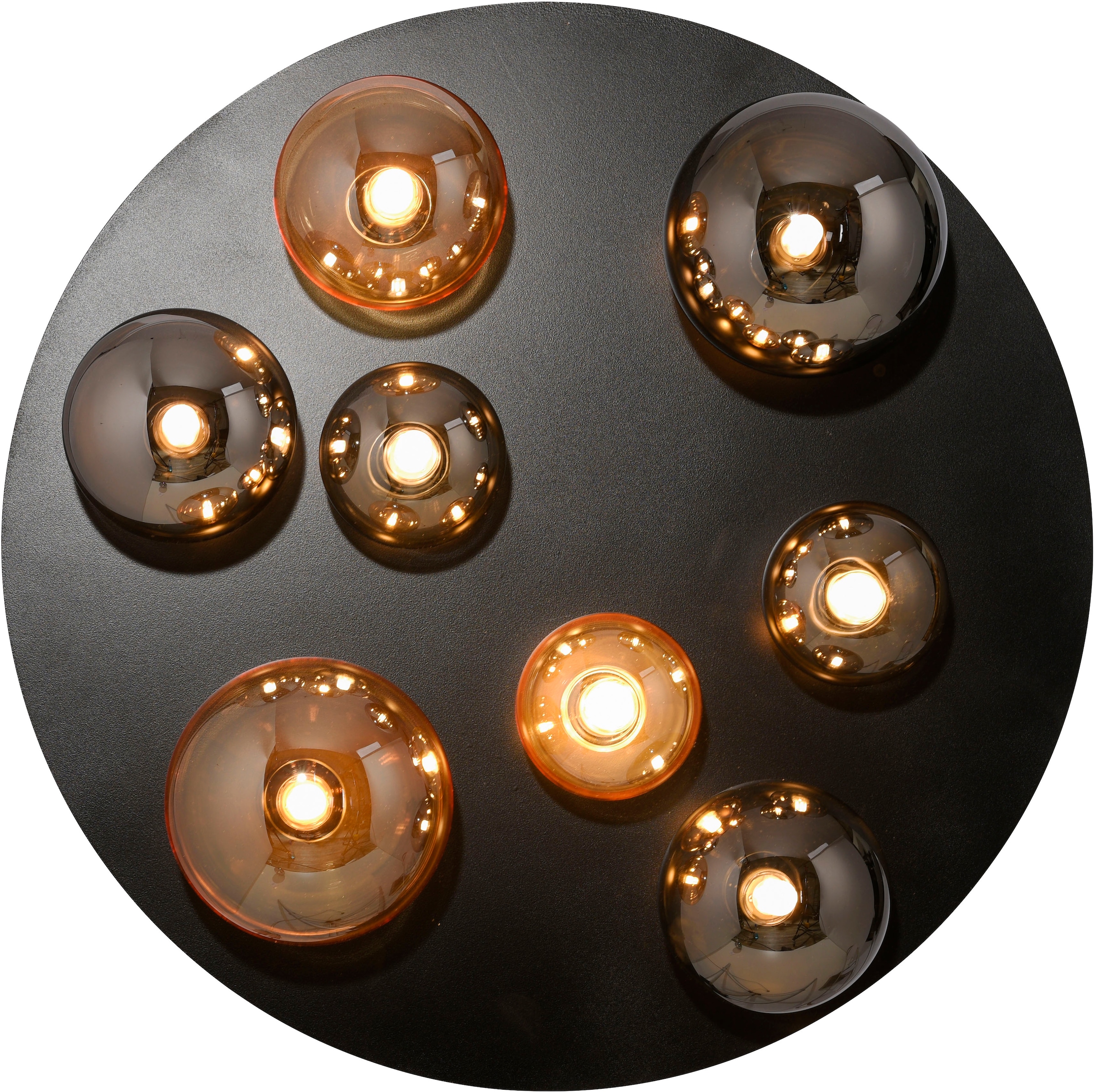 Paul Neuhaus LED Deckenleuchte »POPSICLE« G9 1 Stk. Warmweiß Rauch und Ambergläser in vers. Größen