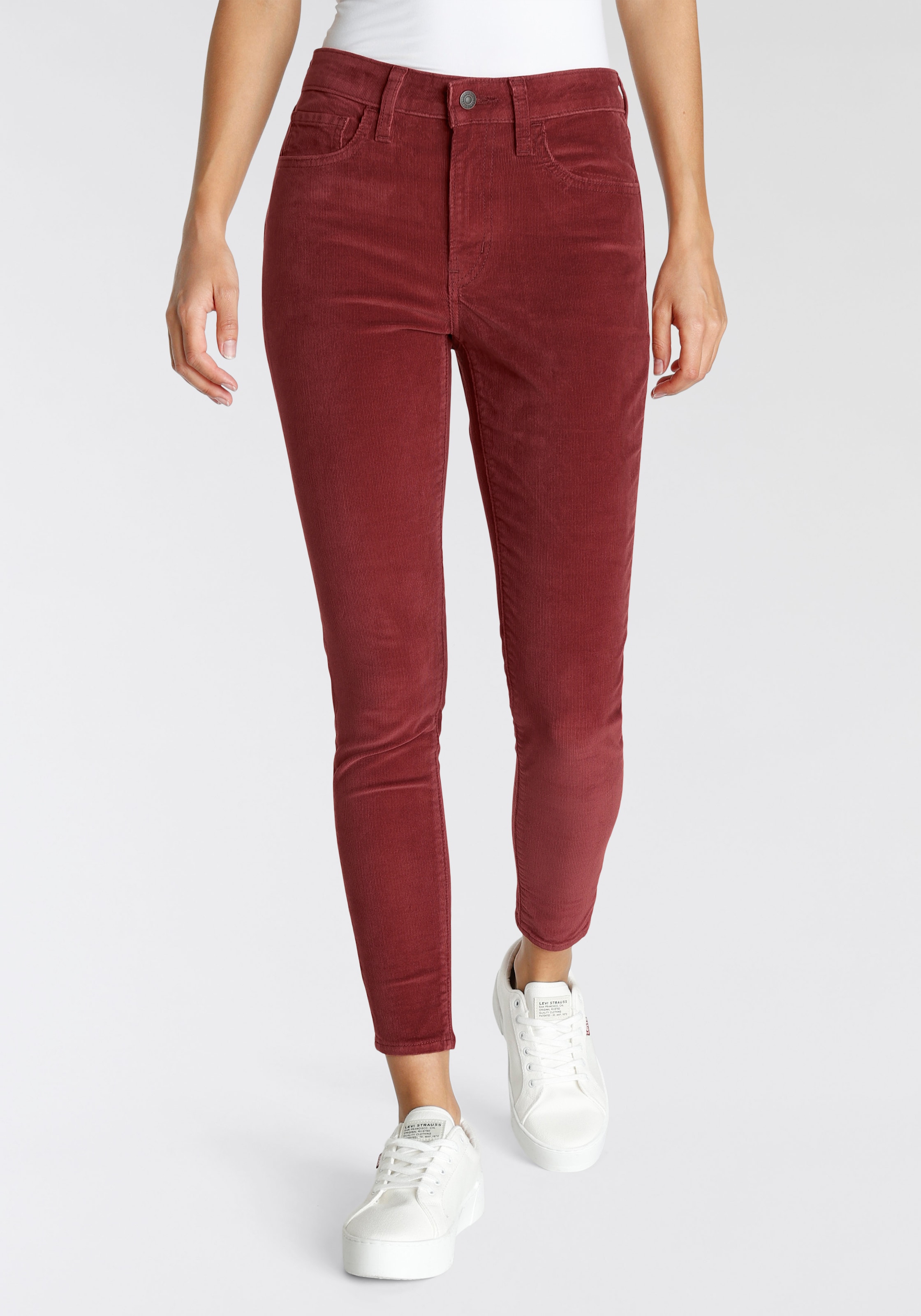 Levi's® Cordhose »721 HIGH RISE SKINNY«, Feincord Qualität