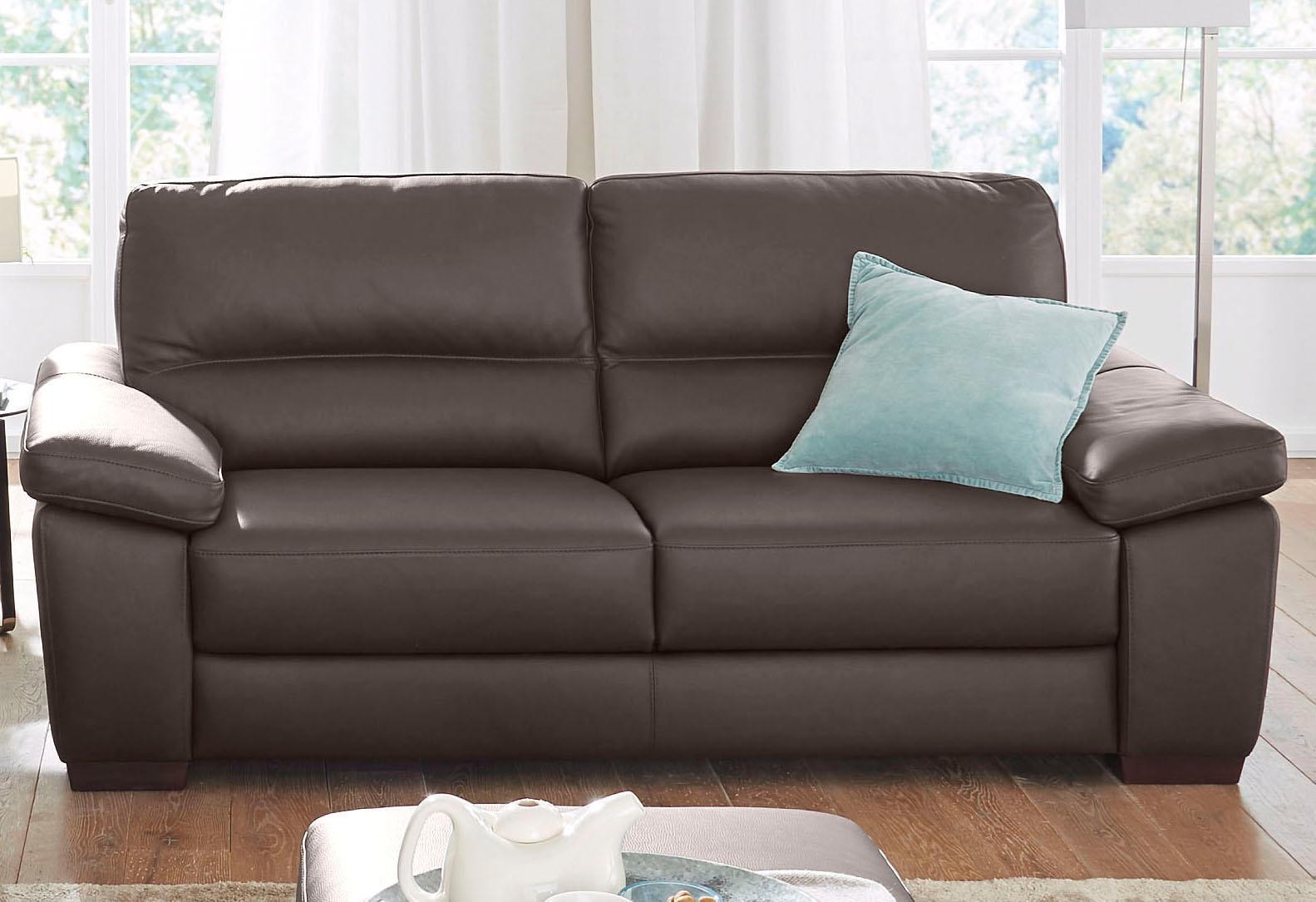 CALIA ITALIA 2-Sitzer »Gaia, hochwertiges Ledersofa mit erstklassigem Sitzkomfort«, edles Design, in zwei hochwertigen Lederqualitäten
