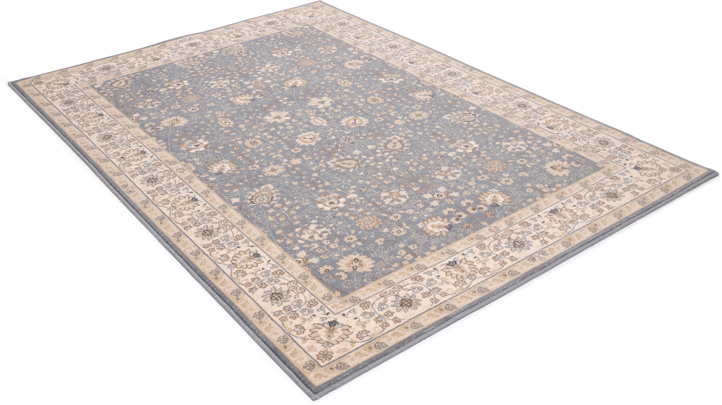THEKO Wollteppich »Floresti 7015«, rechteckig, 10 mm Höhe, reine Wolle, Orient-Optik, ideal im Wohnzimmer & Schlafzimmer