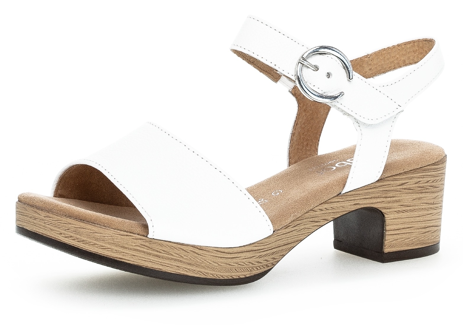 Gabor Sandalette »KRETA«  , Blockabsatz, Sommerschuh, Sandale mit Zierschnalle, Weite G (weit)