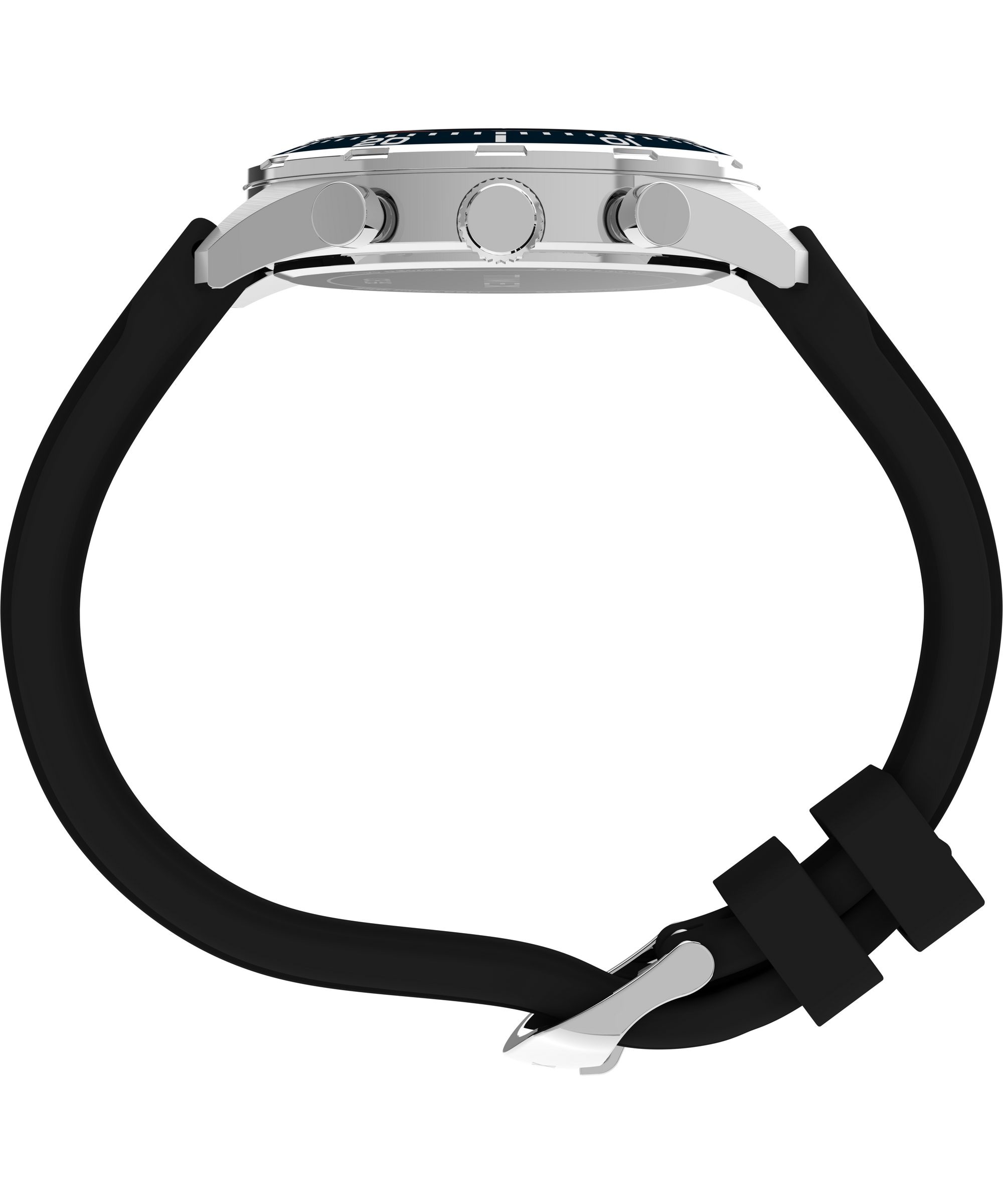 Timex Chronograph »Ridgefield Chronograph« Quarzuhr, Armbanduhr, Herrenuhr, Silikonarmband, analog, Tag