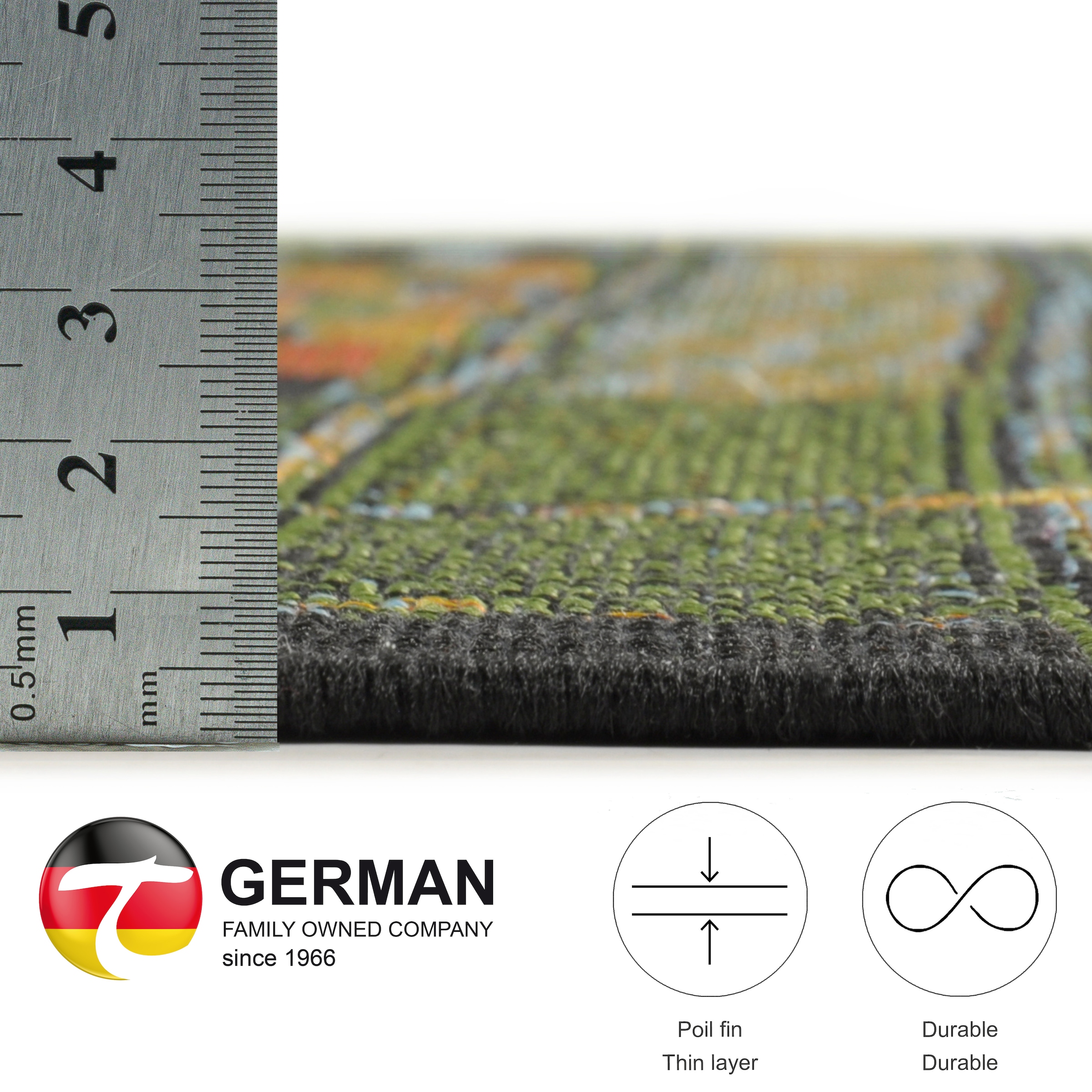 Gino Falcone Teppich »Outdoor-Africa 38«, rechteckig, 5 mm Höhe, Flachgewebe, Ethno Style, In- und Outdoor geeignet