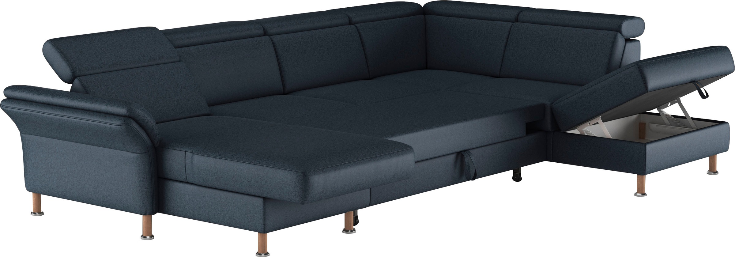Home affaire Wohnlandschaft »Calypso U-Form«, wahlweise mit motorischer Relaxfunktion