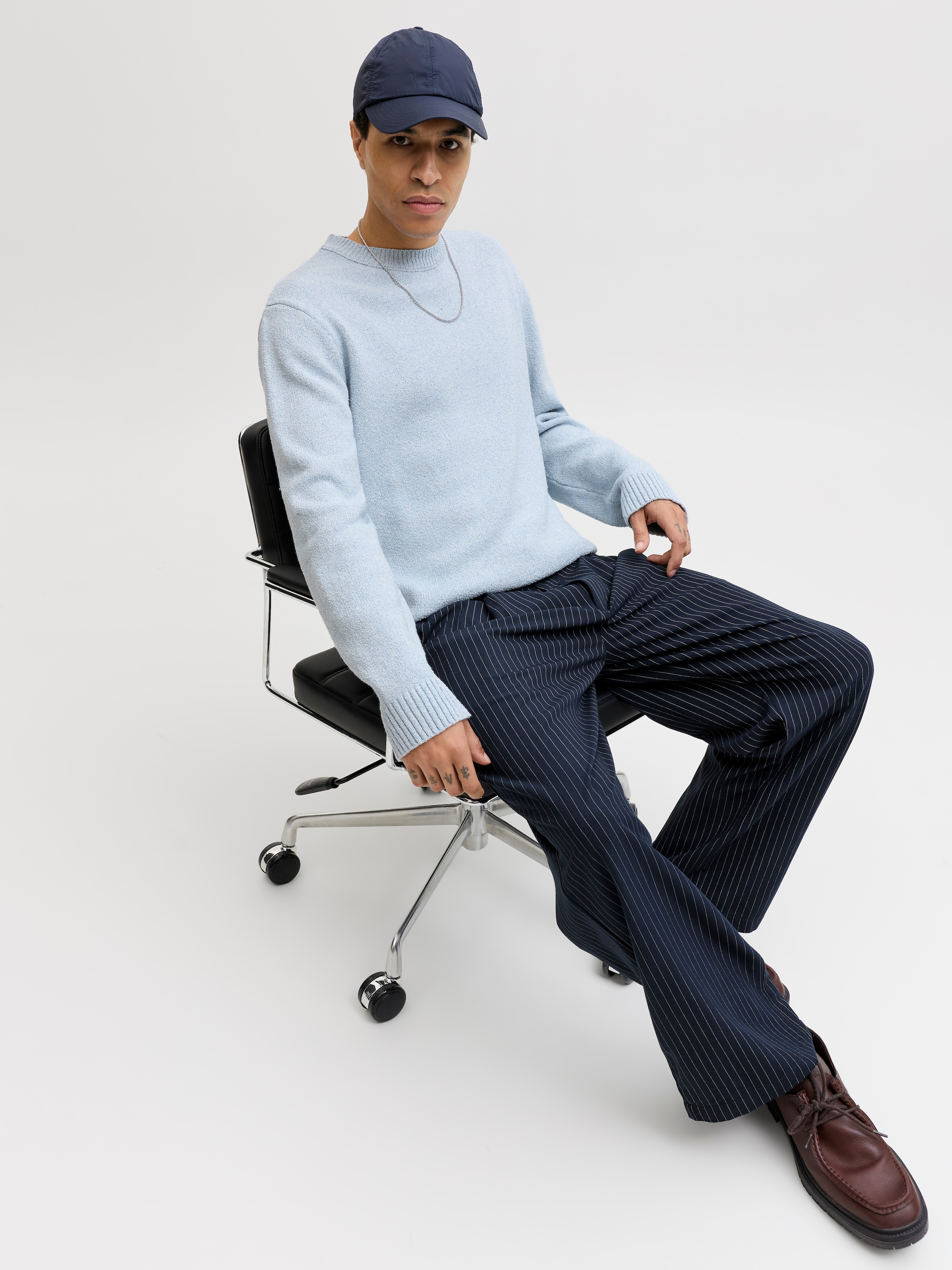 Jack & Jones Rundhalspullover »JORNORREBRO CATSKILLS KNIT CREW NECK SN«