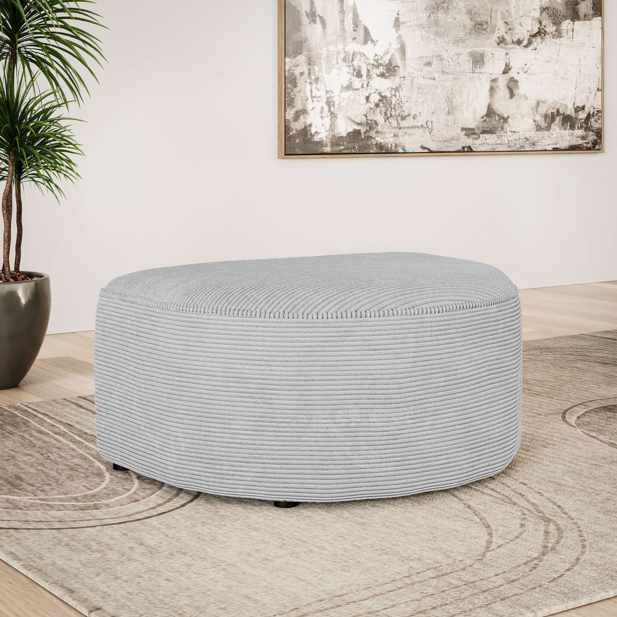 OTTO home Polsterhocker »ADELLA passed zur Serie, Maße B/T/H: 92/69/43 cm« günstig online kaufen