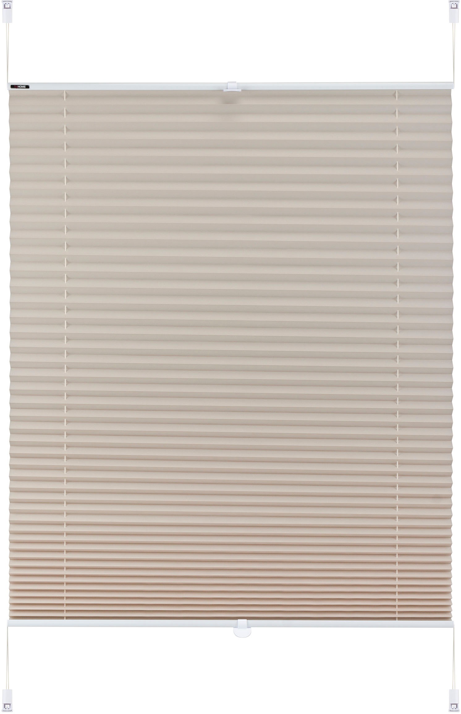 my home Plissee »LAHOLM« Lichtschutz ohne Bohren verspannt Fixmaß, Bestsell günstig online kaufen