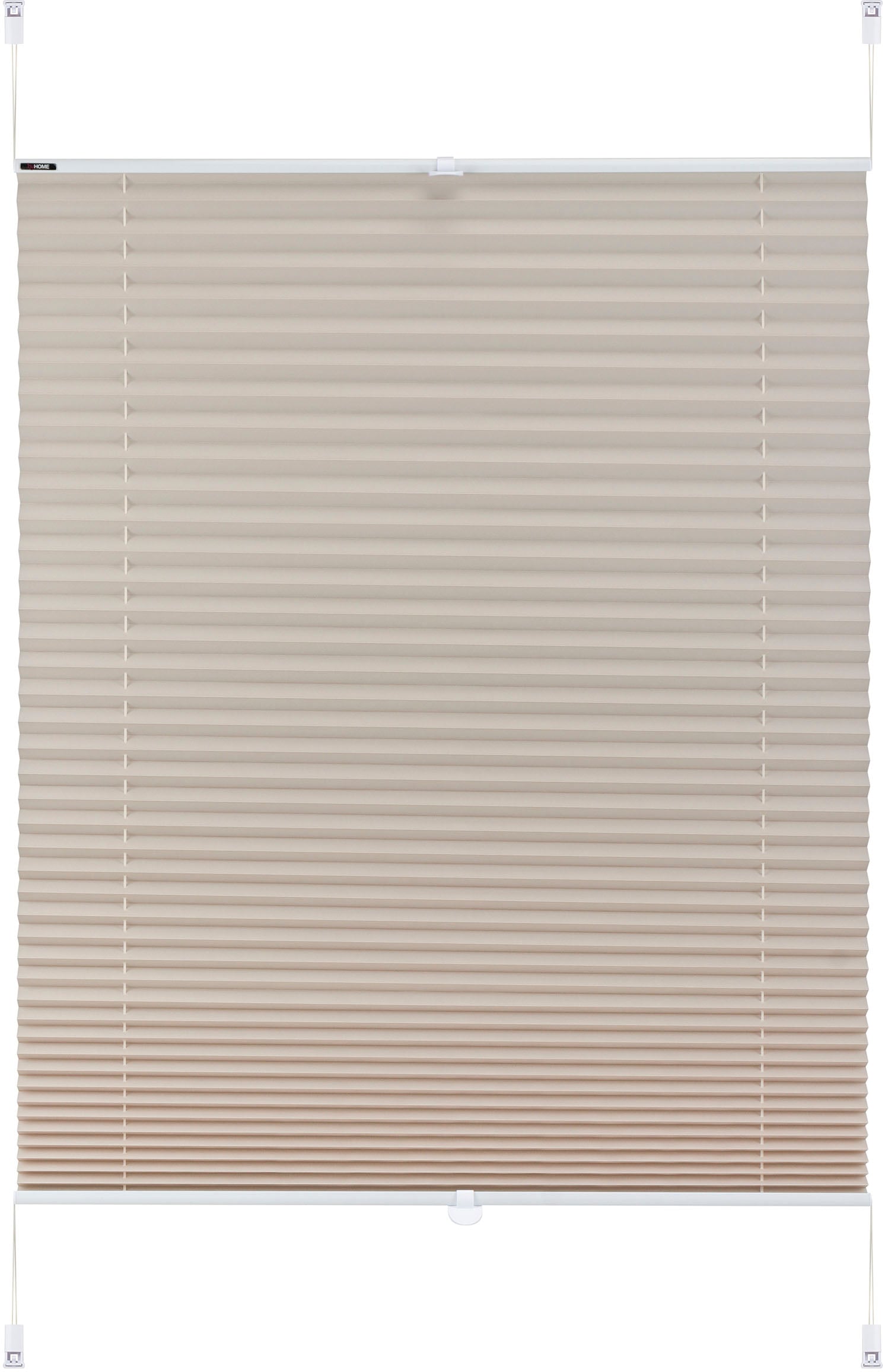 my home Plissee »LAHOLM« Lichtschutz ohne Bohren verspannt Fixmaß, Bestsell günstig online kaufen