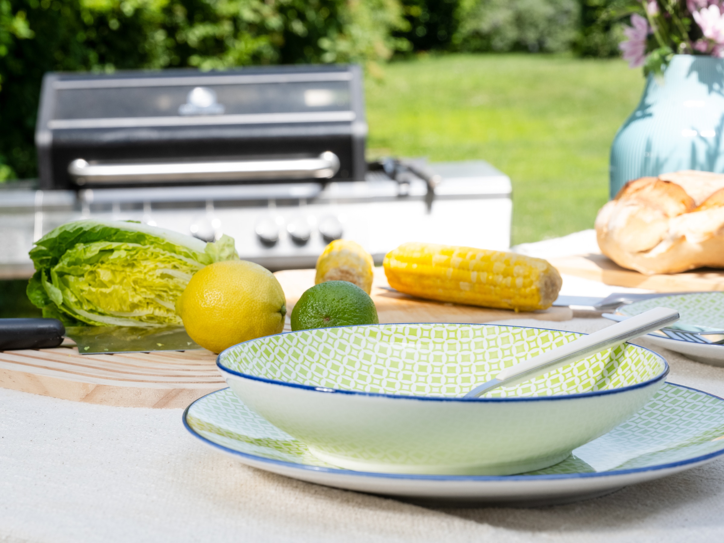 CreaTable Teller-Set »Mediterran, Teller Set 12-tlg.« Mediterraner Flair, Traditionell keramische Motive