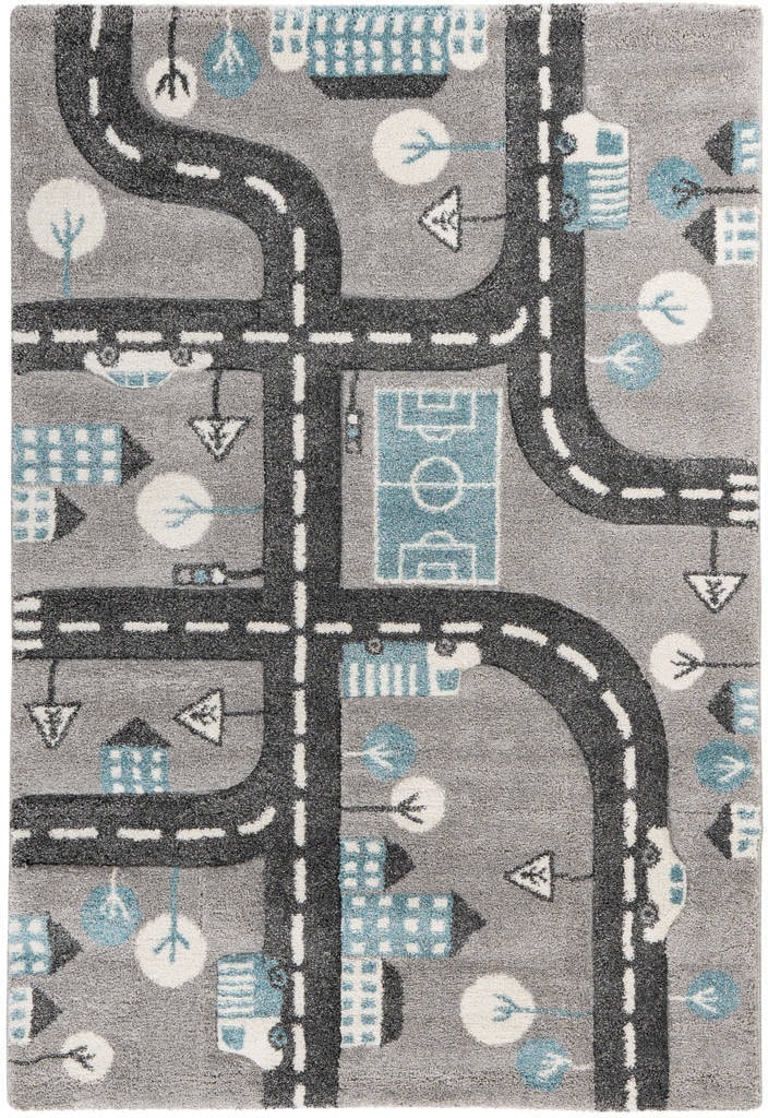 Arte Espina Kinderteppich »Amigo 531«, rechteckig, 15 mm Höhe, Straßen-Spiel-Teppich