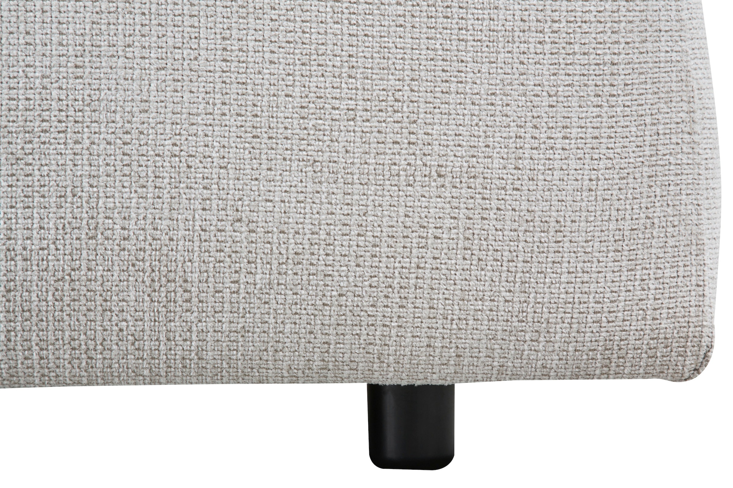 andas Ecksofa »Linkka, Breite 301 cm«, L-Form, in einem weichen Chenille-Stoff, mit Wellenunterfederung