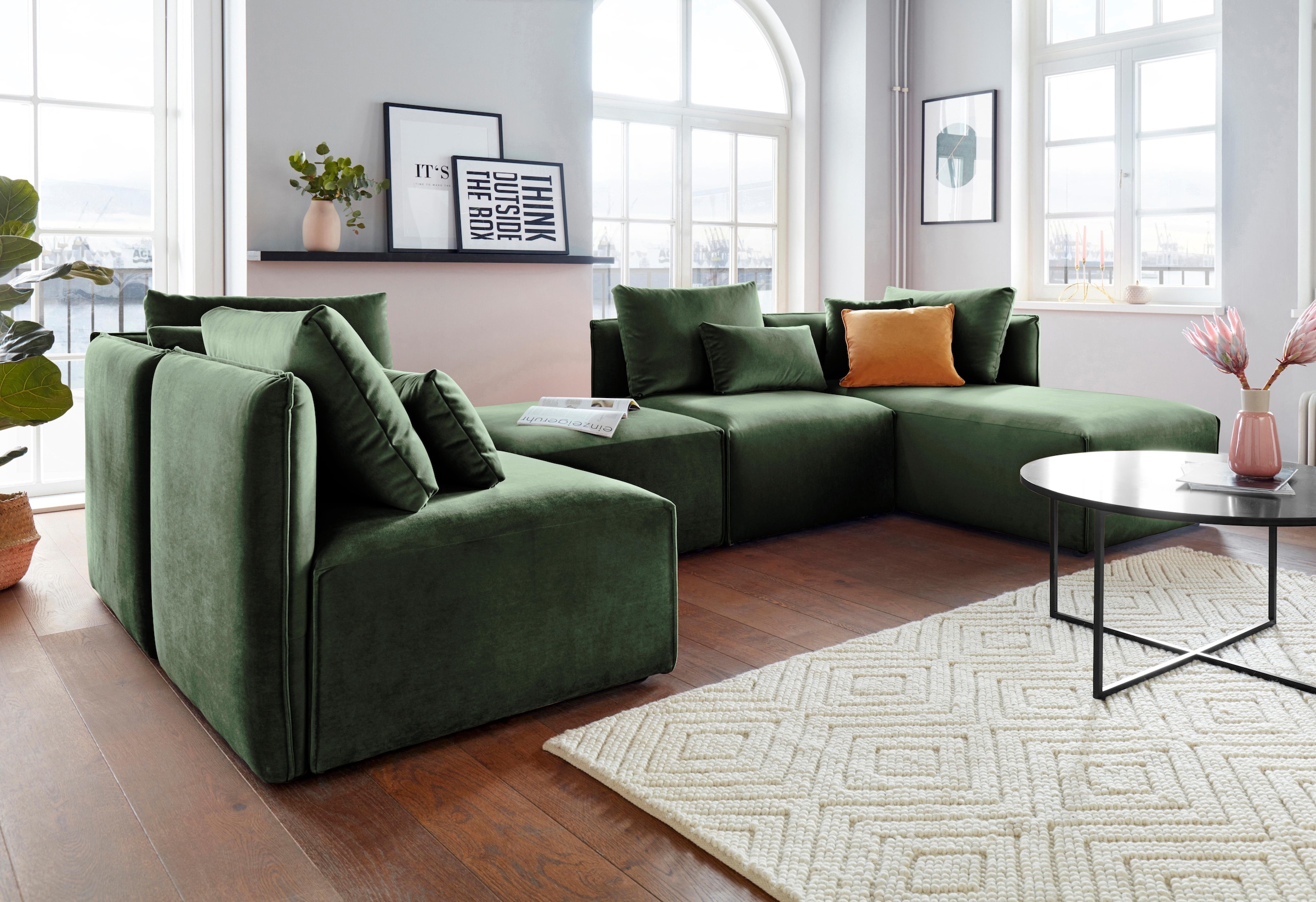 andas Sofa-Eckelement »Nöre«, Modul - zum Zusammenstellen; in vielen Bezugsqualitäten und Farben