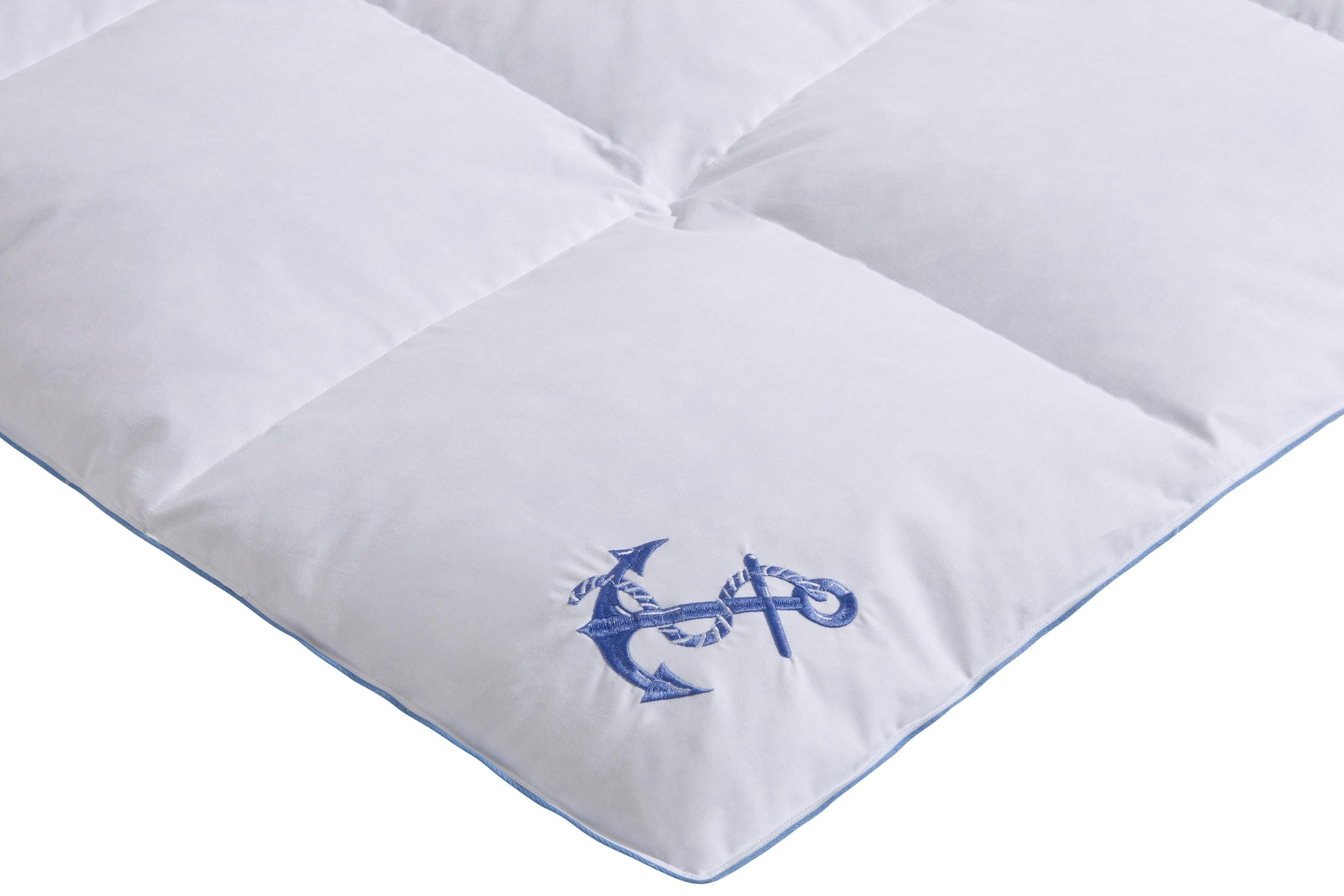 RIBECO Bettdecke + Kopfkissen »Anker«