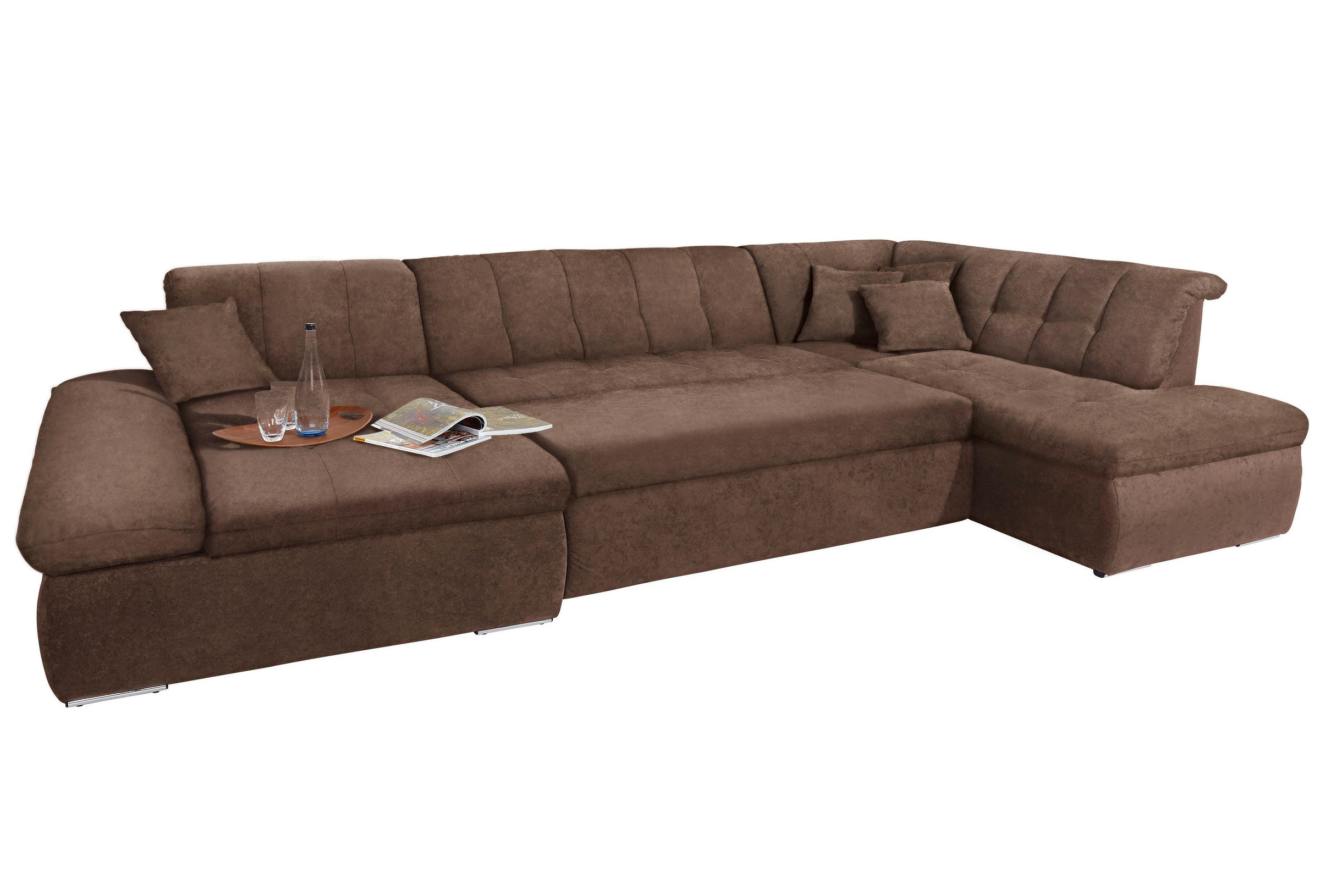 DOMO collection Wohnlandschaft »NMoric im XXL-Format, B/T/H: 353/216/80 cm, günstig online kaufen