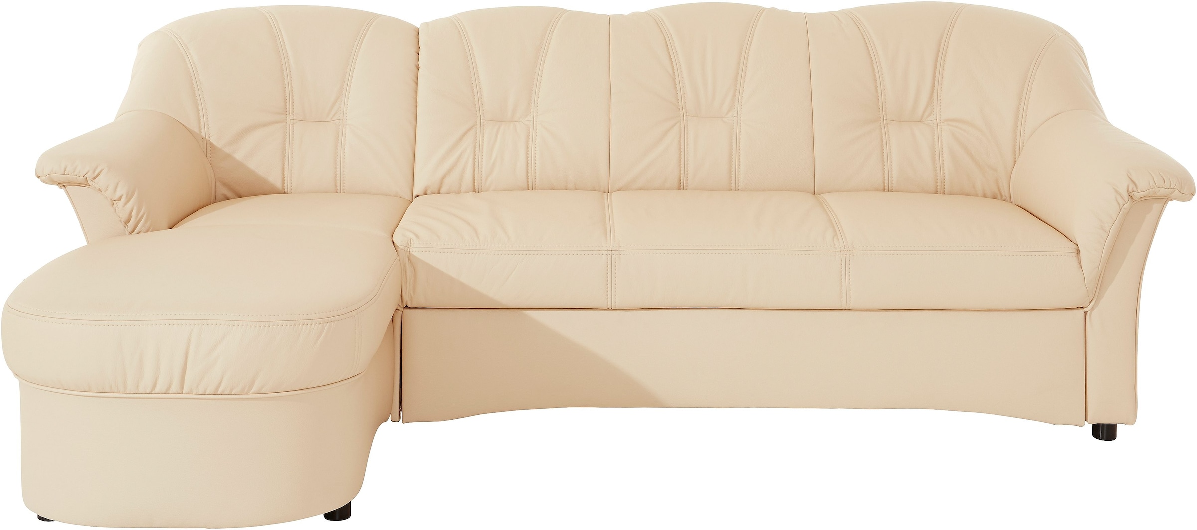 DOMO collection Ecksofa "Flores Schlafsofa, B/T/H: 233/142/86 cm, L-Form", günstig online kaufen