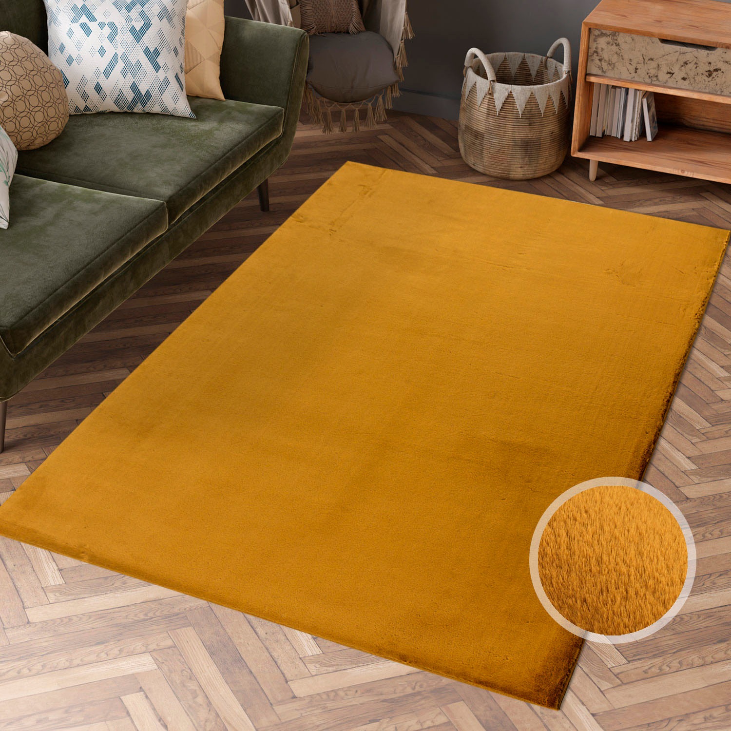 Carpet City Hochflor-Teppich »TOPIA 400«, rechteckig, 21 mm Höhe, Kunstfell günstig online kaufen