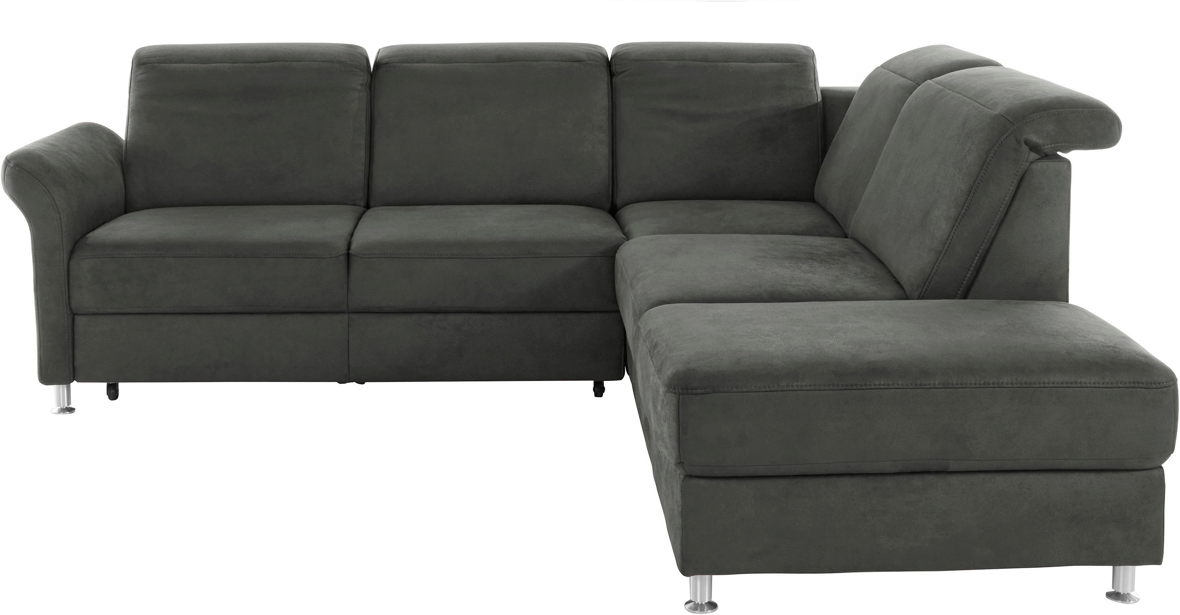 sit&more Ecksofa »Darwin L-Form« inklusive Federkern, wahlweise mit Kopftei günstig online kaufen