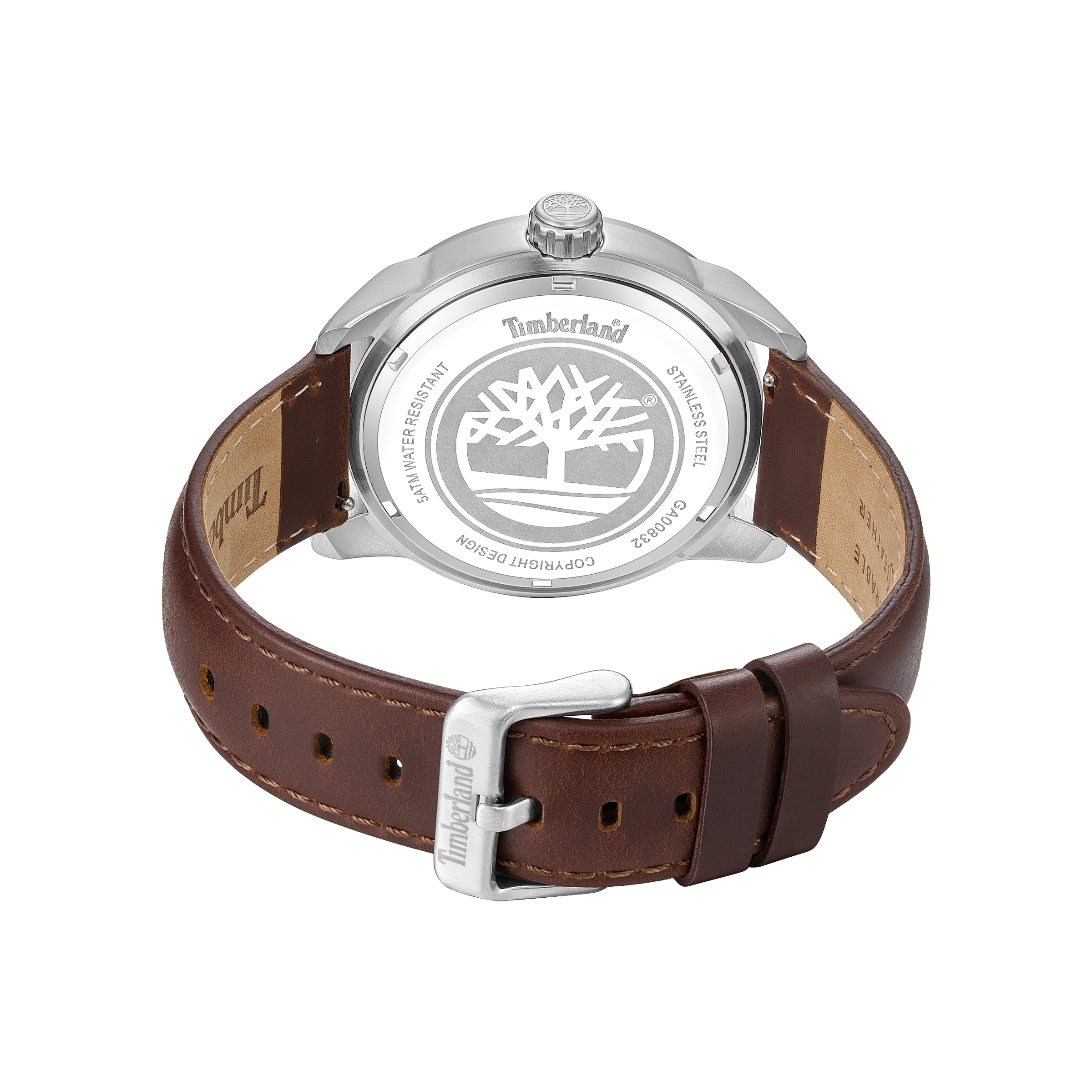 Timberland Quarzuhr »Lanigan« Armbanduhr, Herrenuhr, Lederarmband, analog